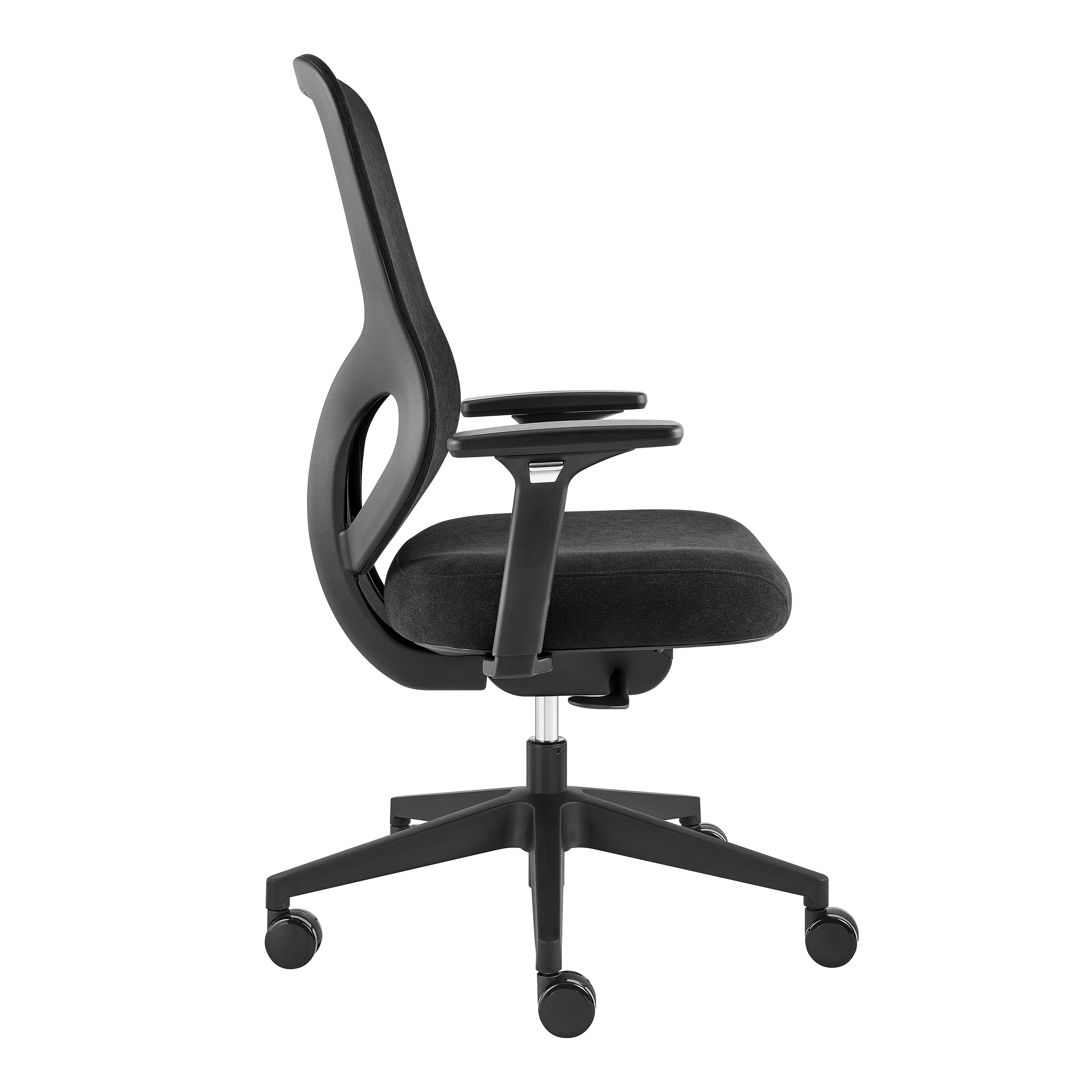 ES106 Task & Conference Chair in Black Fabric and Black Base
