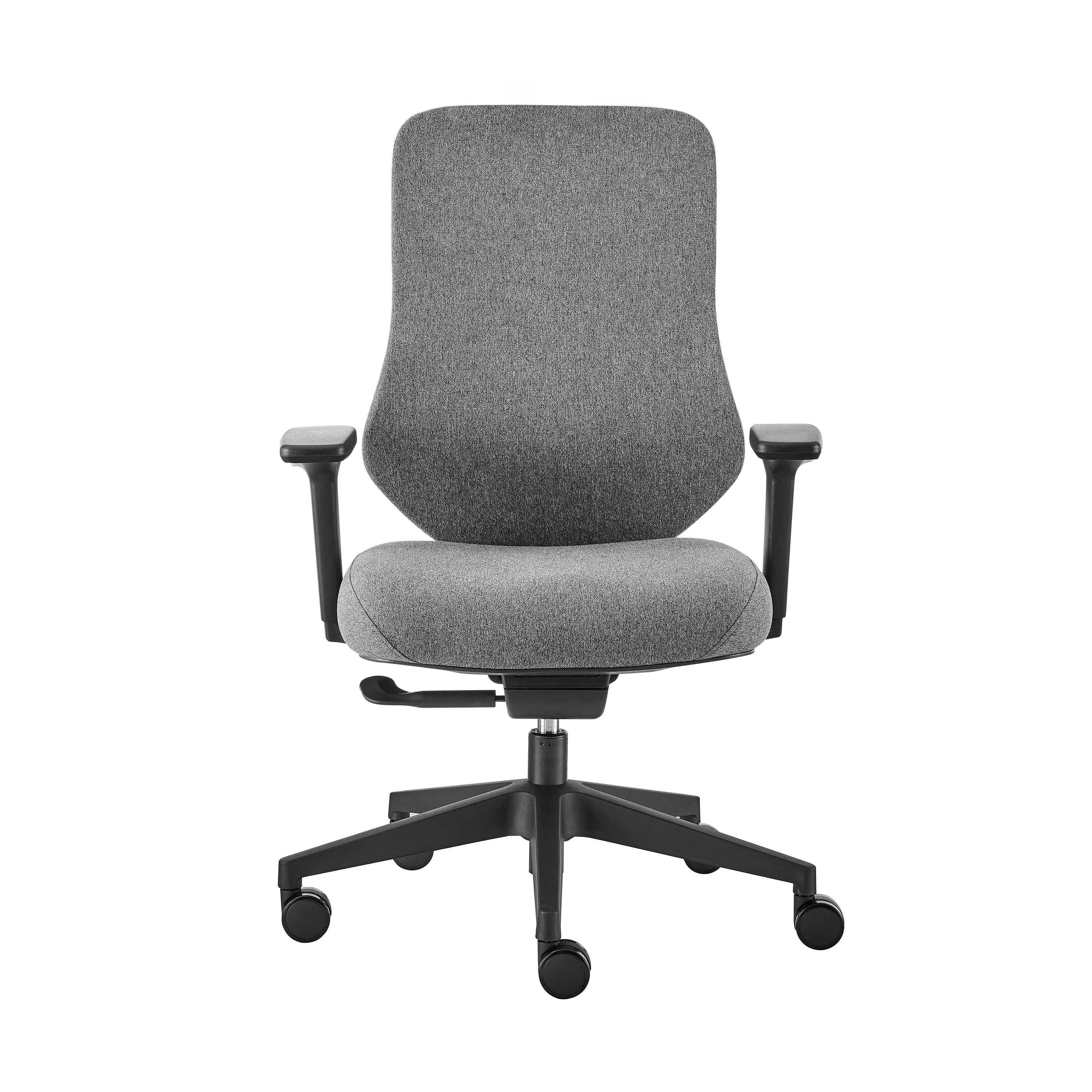 ES106 Task & Conference Chair in Gray Fabric and Black Base