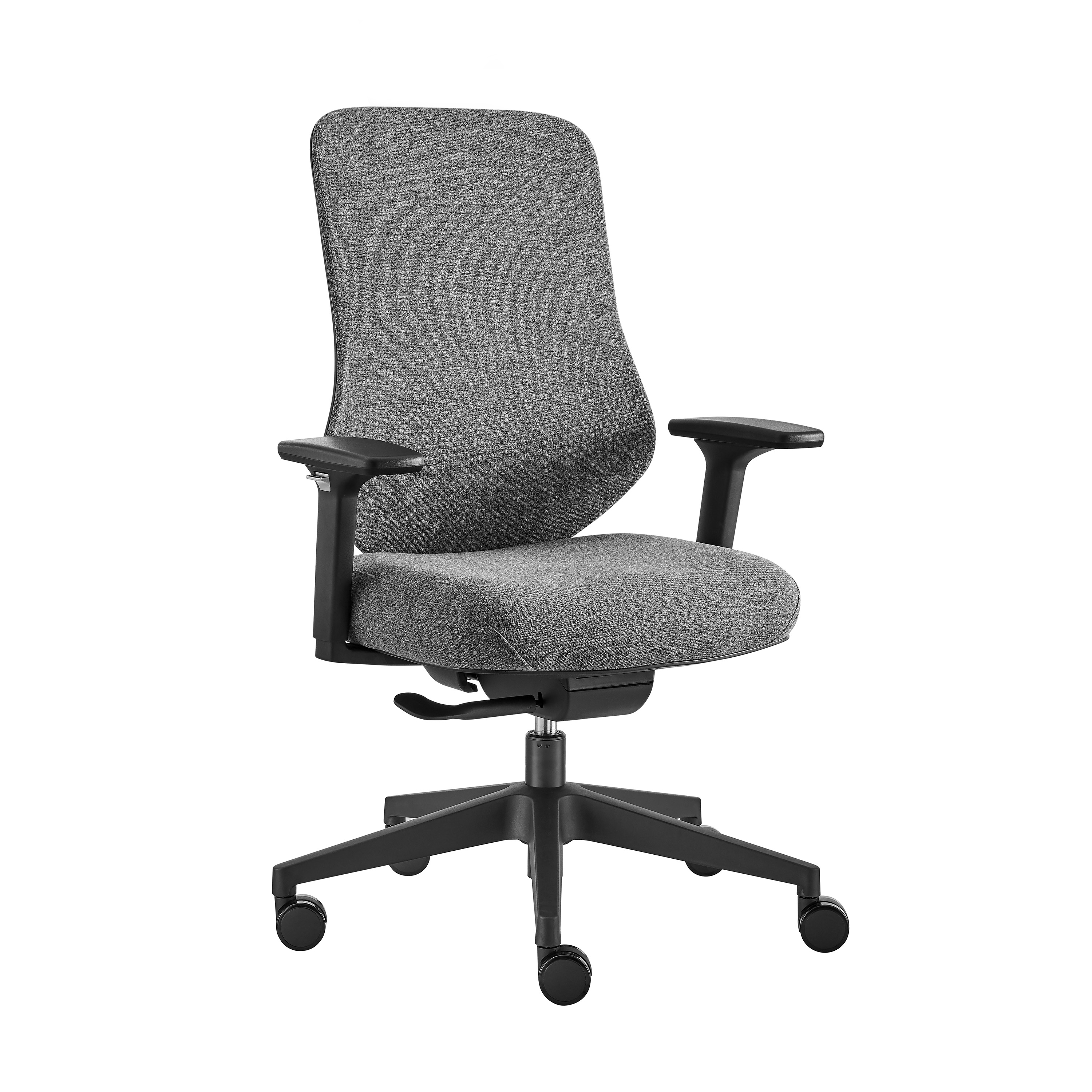 ES106 Task & Conference Chair in Gray Fabric and Black Base