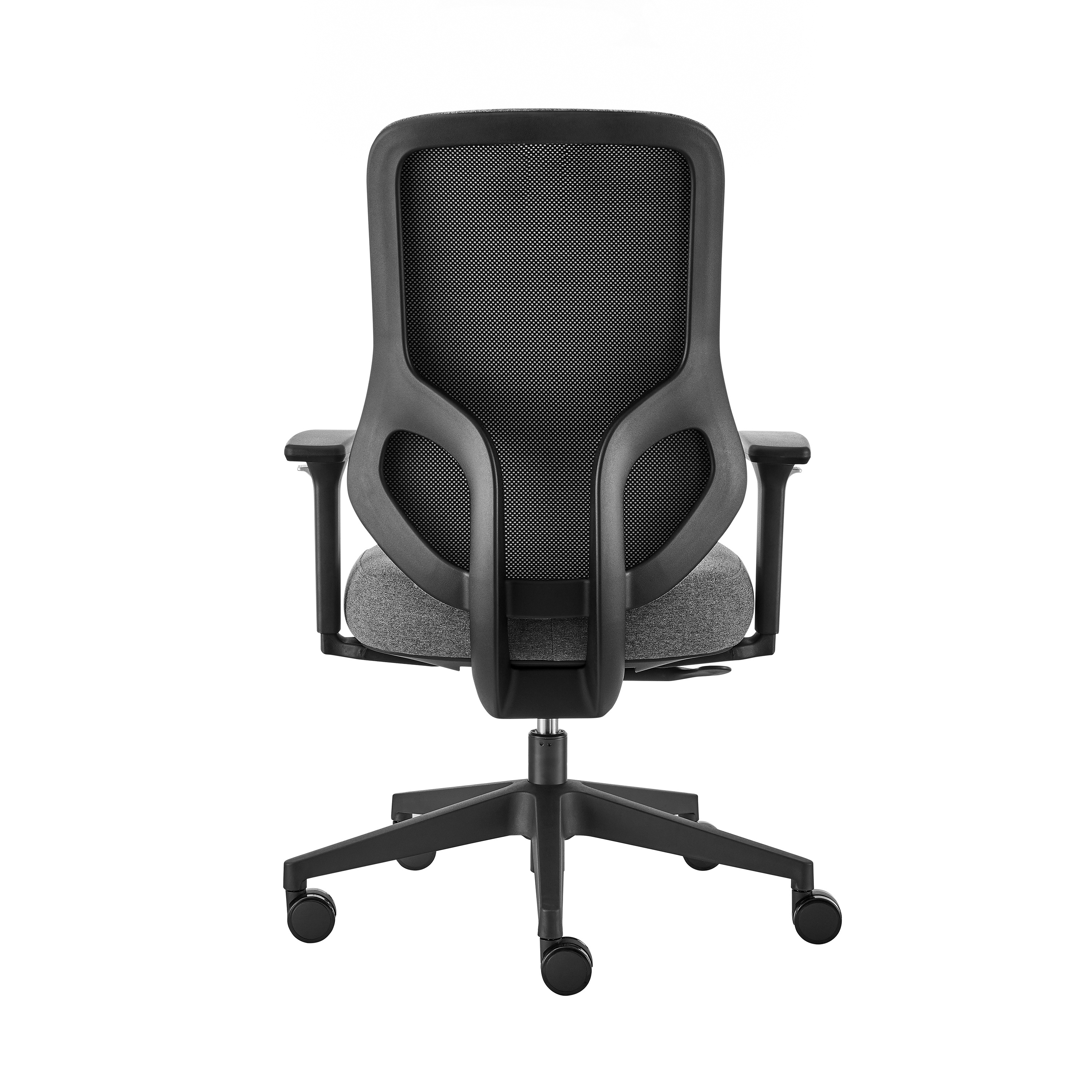 ES106 Task & Conference Chair in Gray Fabric and Black Base