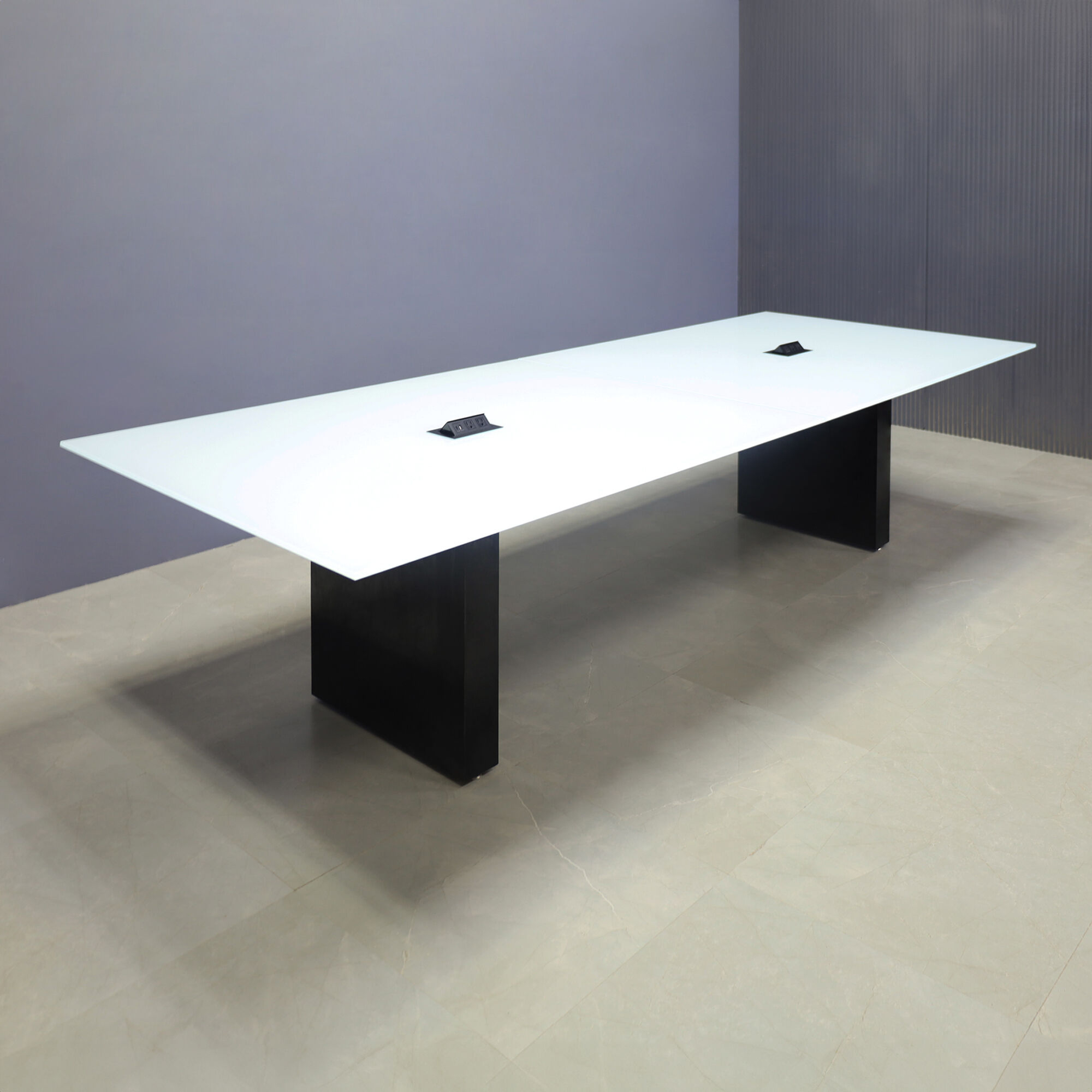 120-inch Omaha Rectangular Conference Table in 1/2