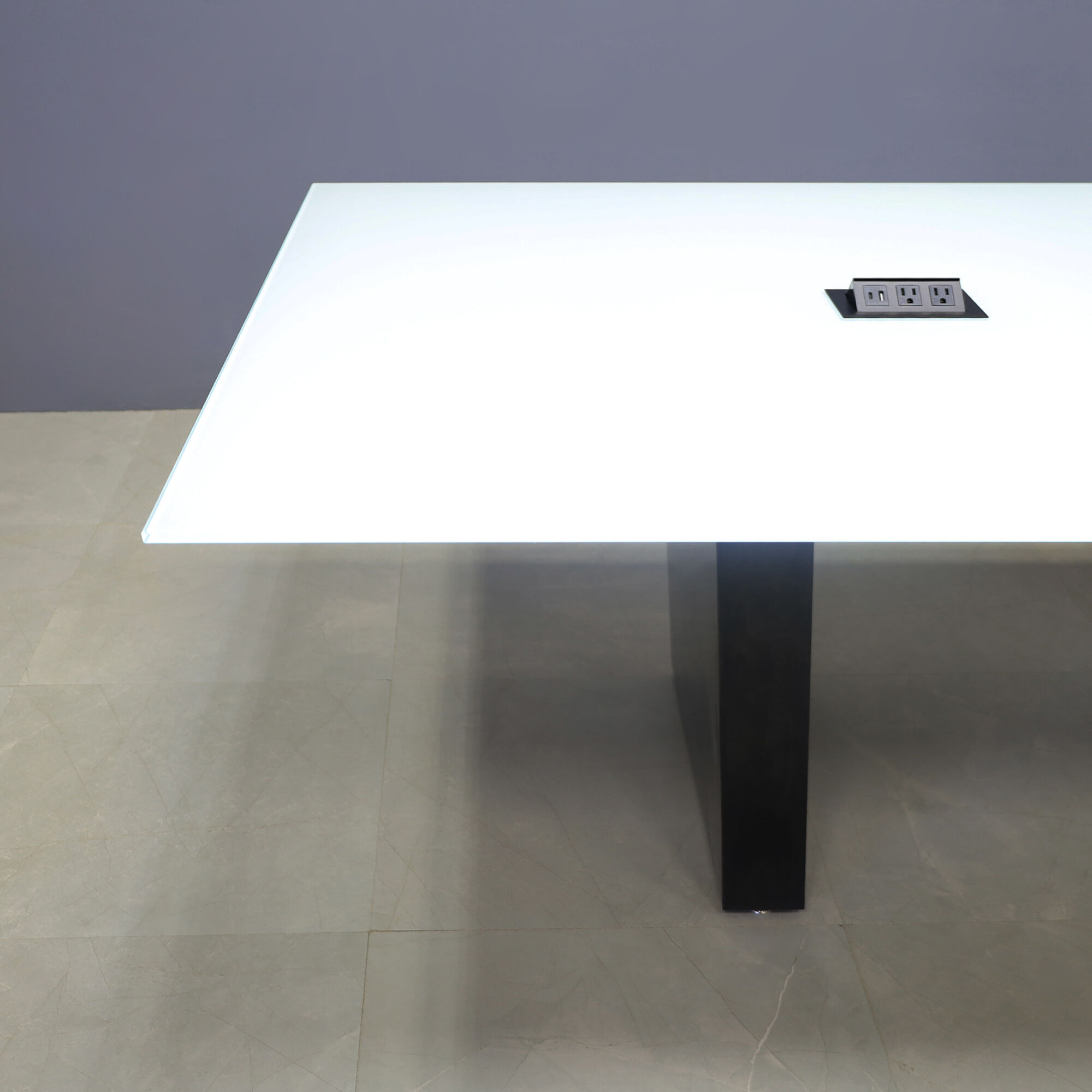 120-inch Omaha Rectangular Conference Table in 1/2