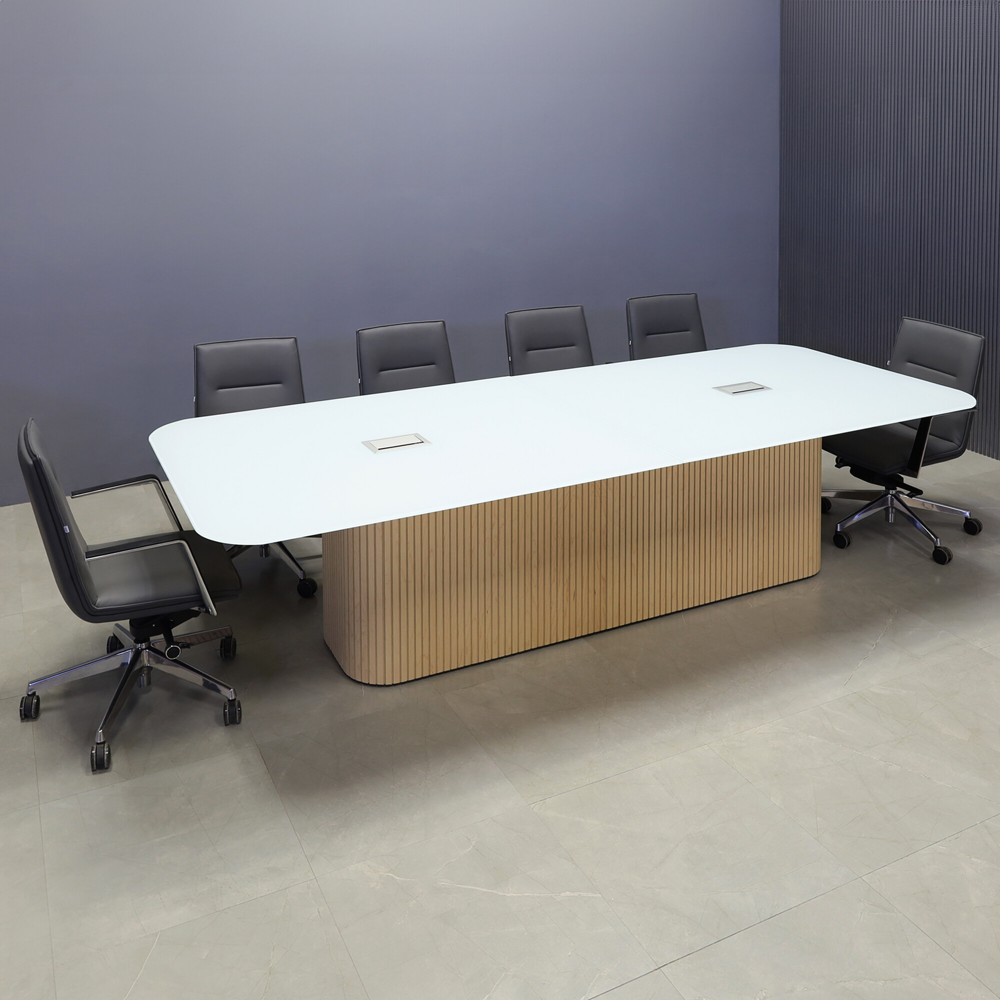 120-inch Omaha Rectangular Conference Table in 1/2