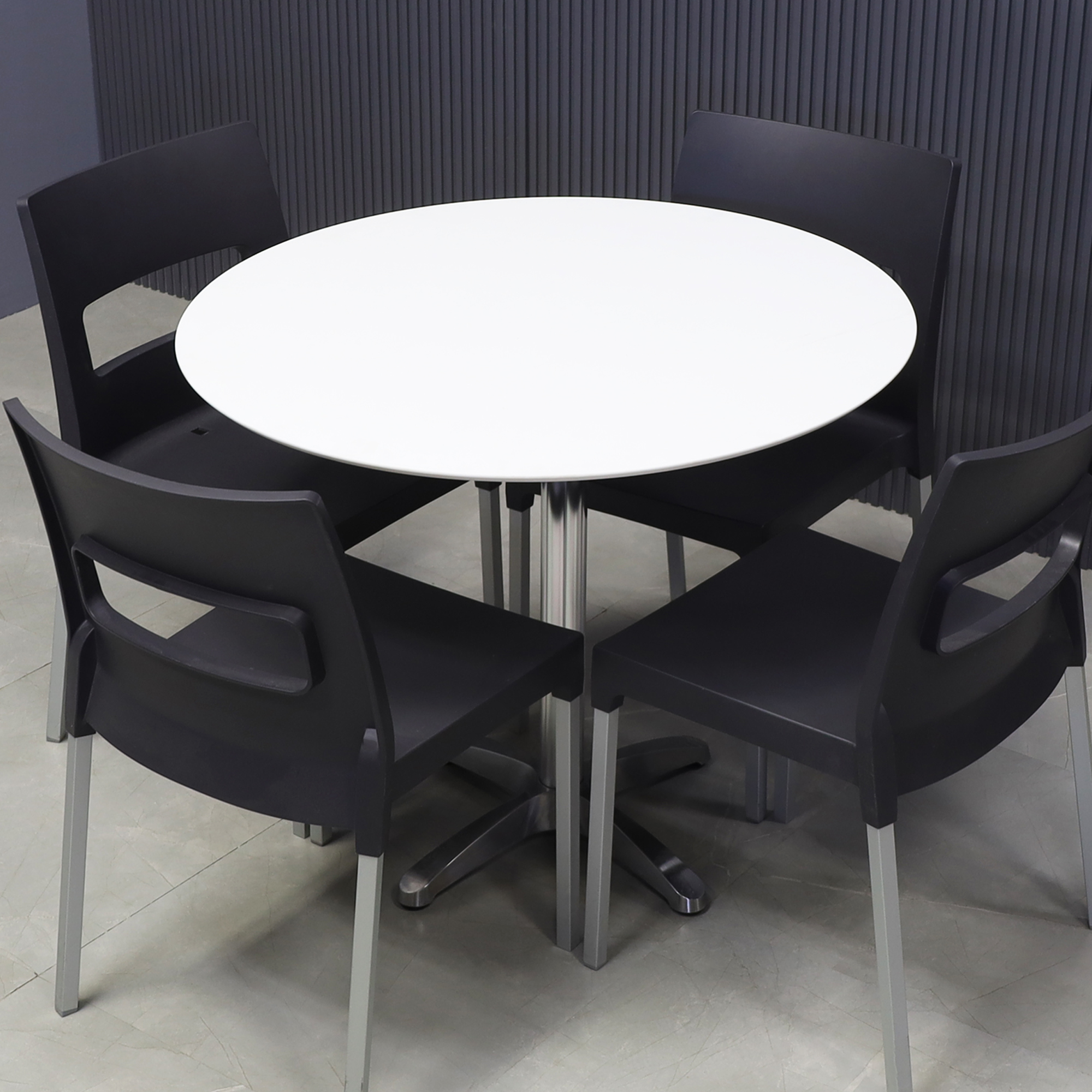 29-inch California Round Cafeteria/Conference Table with 1/2