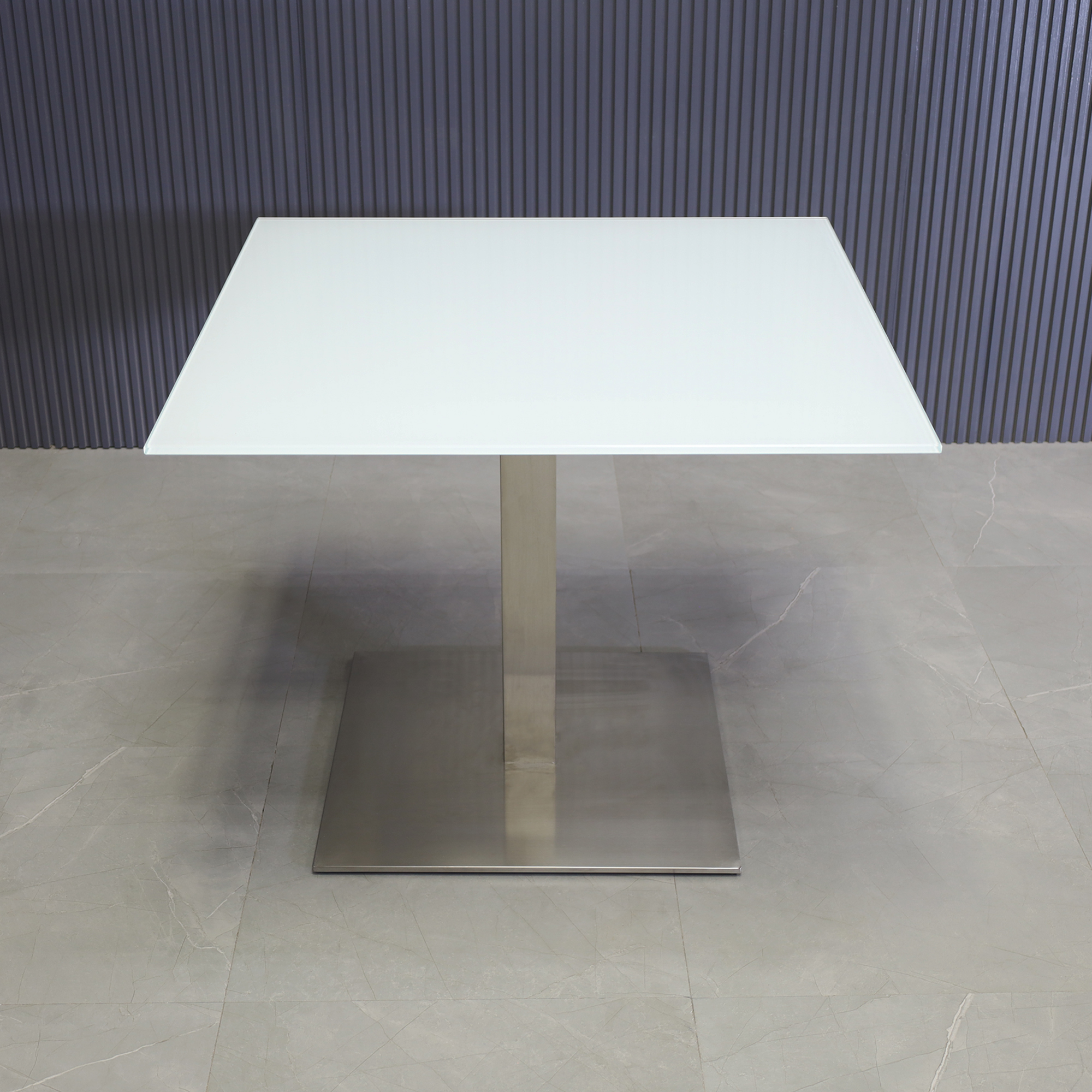 36-inch California Square Cafeteria Table in 1/2