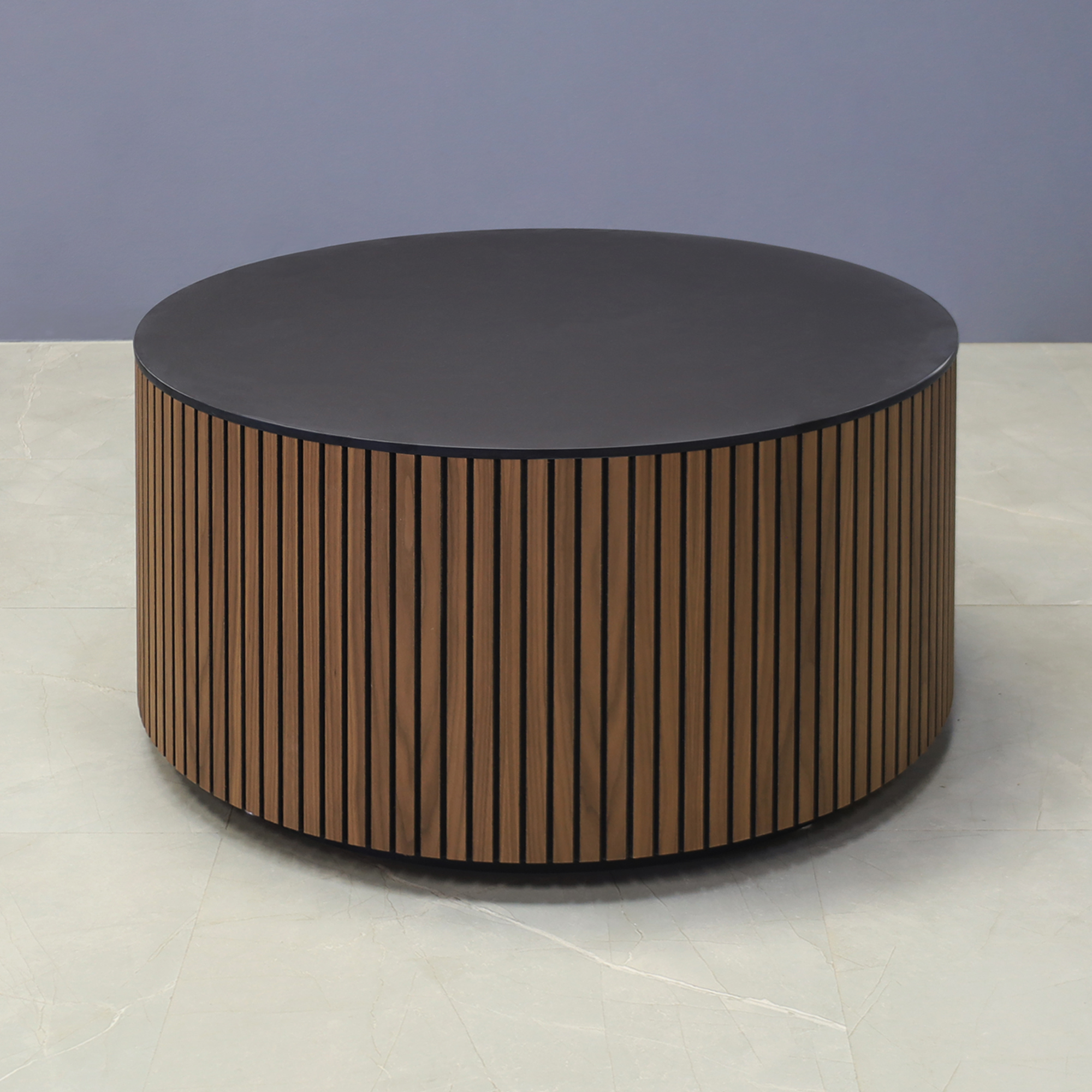36-inch Nolrfolk Round Lobby Table in 1/2