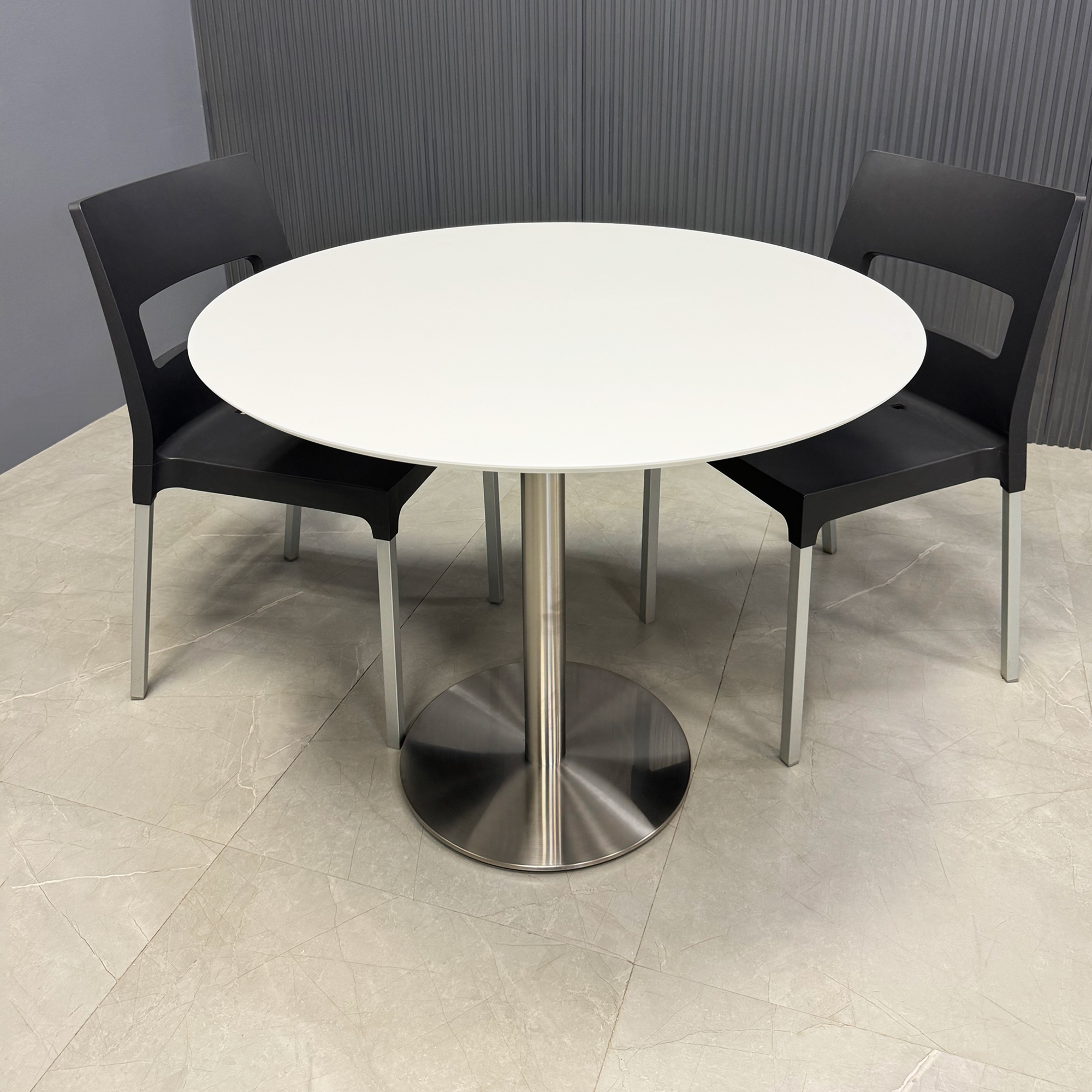 36-inch California Round Conference/Cafeteria Table with 1/2