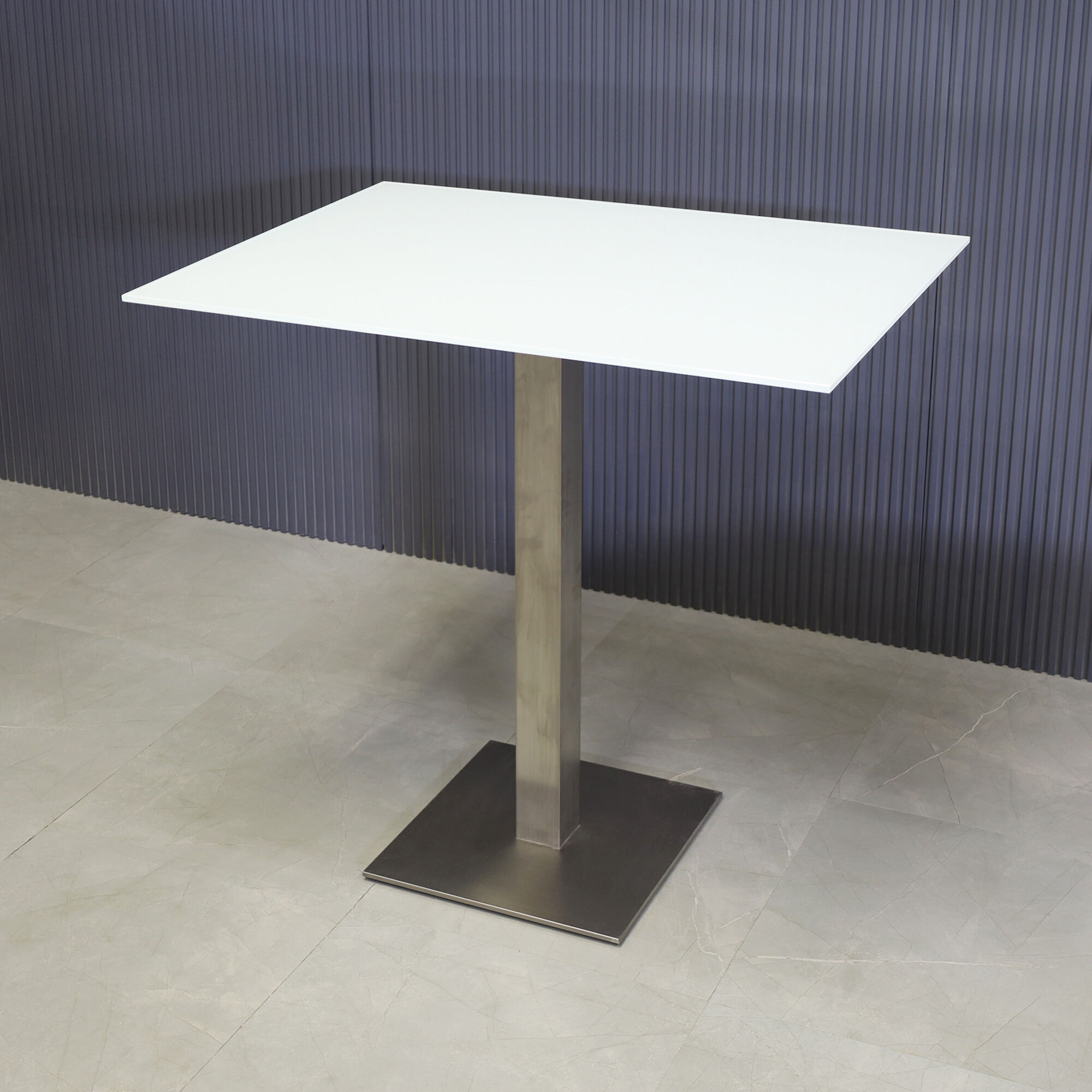 42-inch California Rectangular Bar Table in 1/2