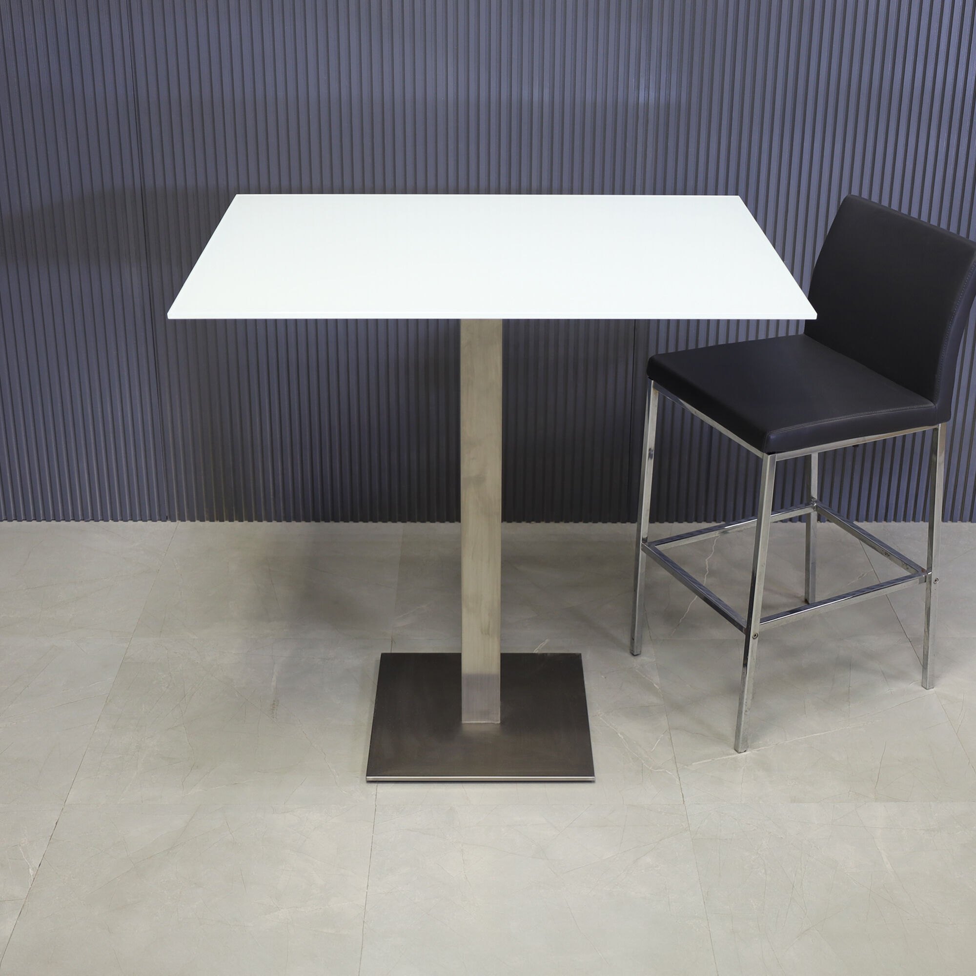 42-inch California Rectangular Bar Table in 1/2