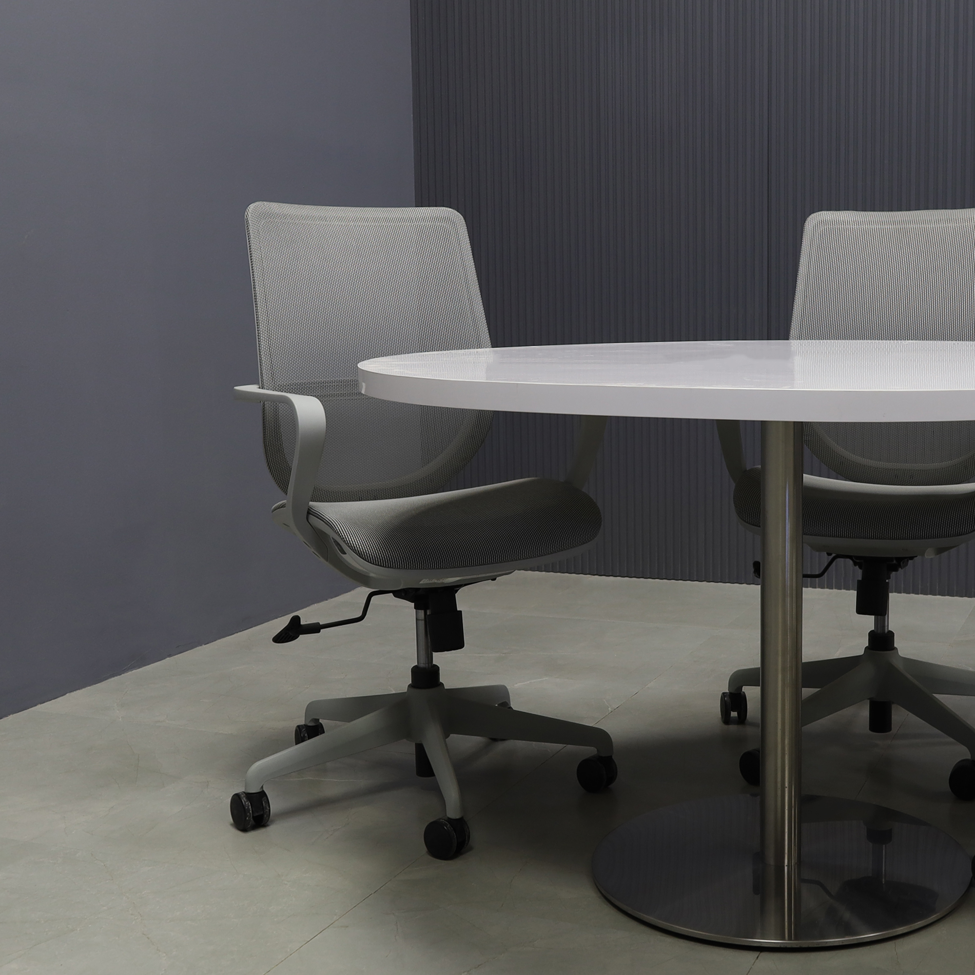 California Round Conference Table with Laminate Top