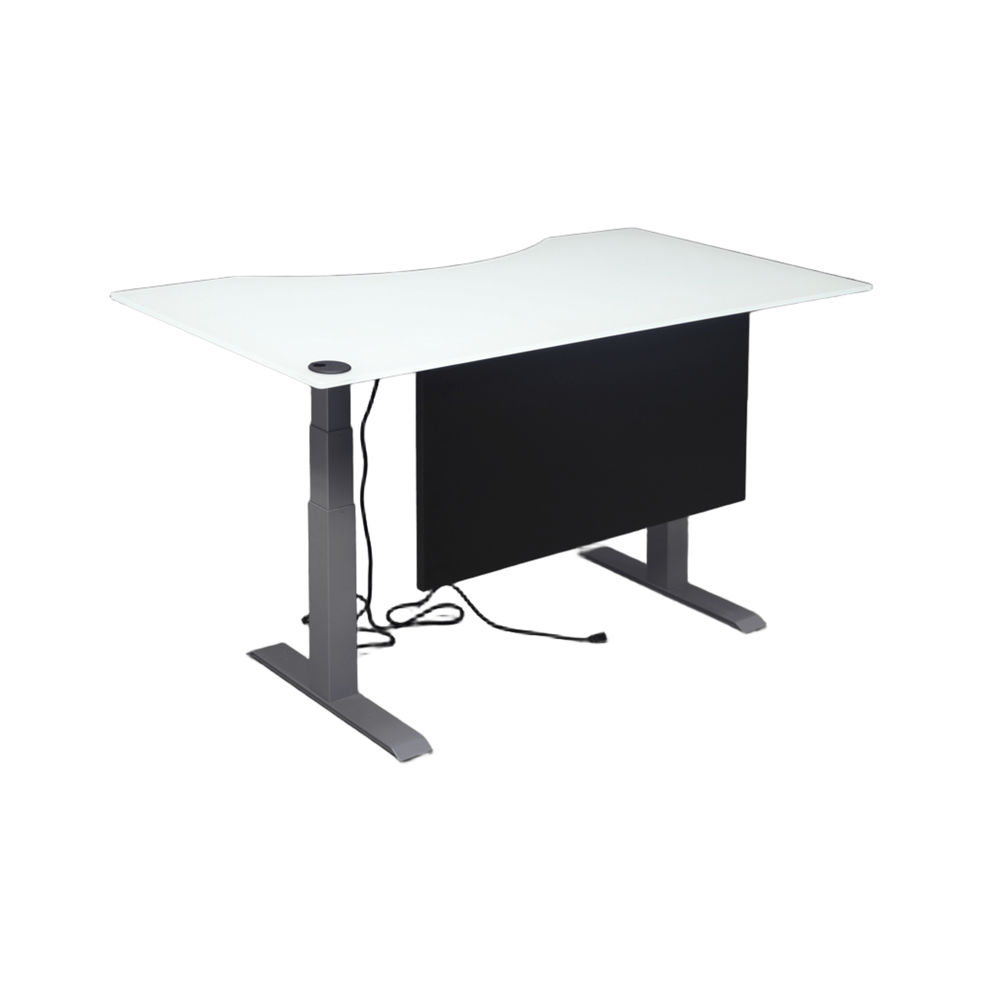 60-inch aXis Sit-stand Executive Desk with 1/2
