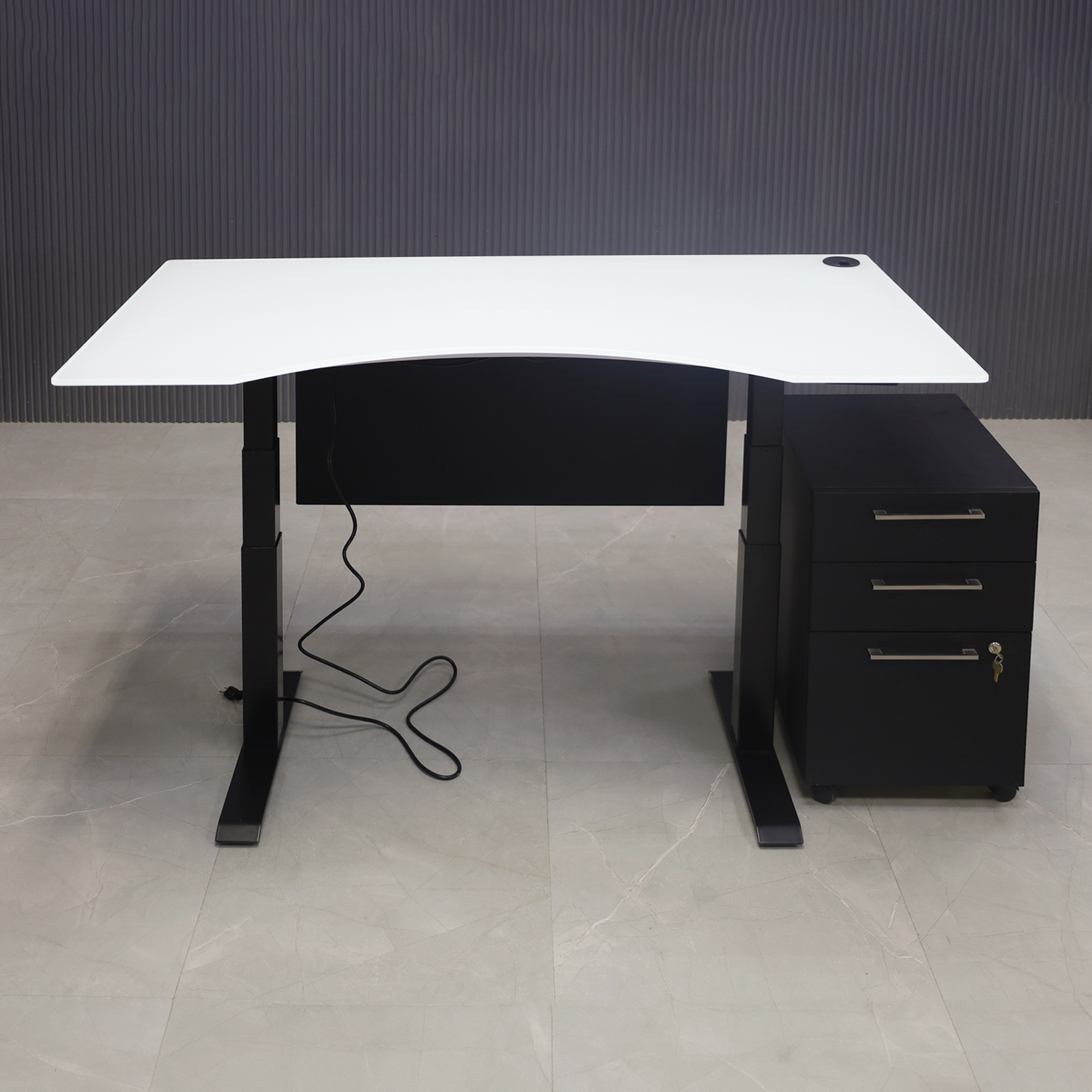60-inch aXis Sit-stand Executive Desk in 1/2