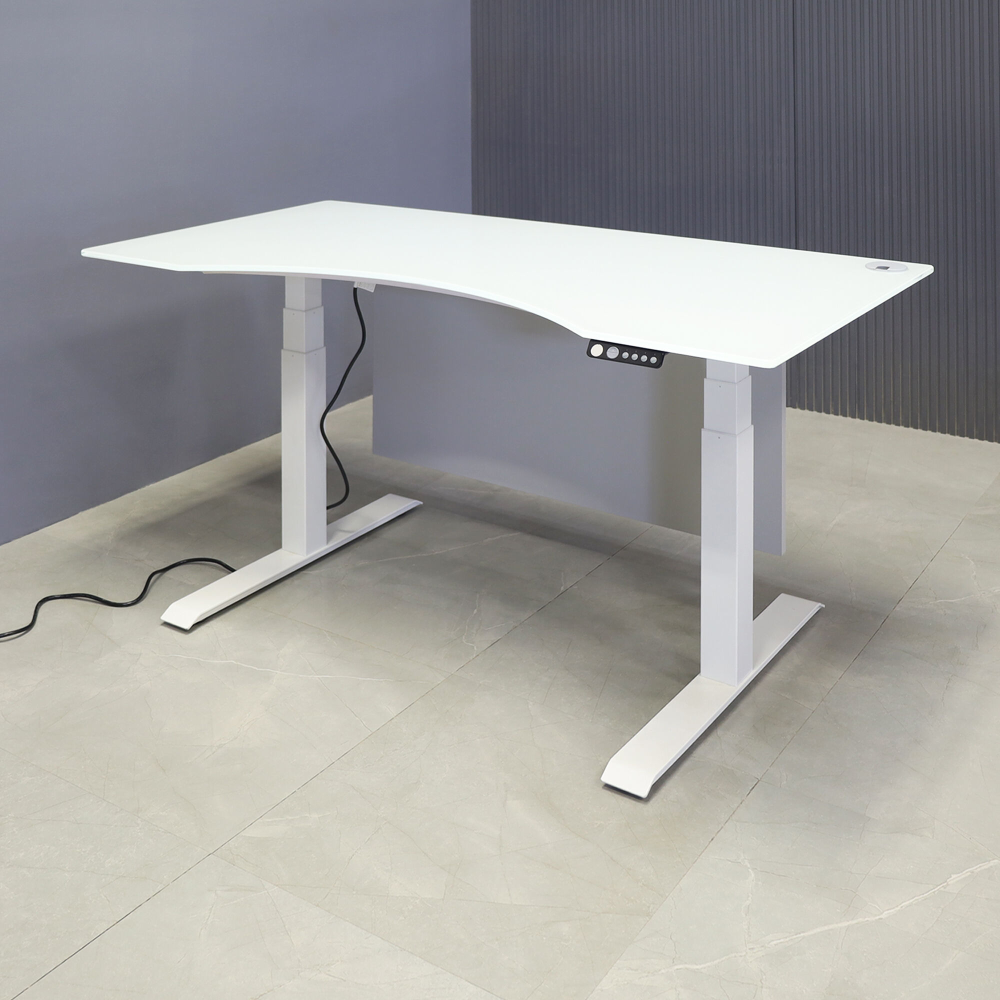 60-inch aXis Sit-stand Executive Desk with 1/2