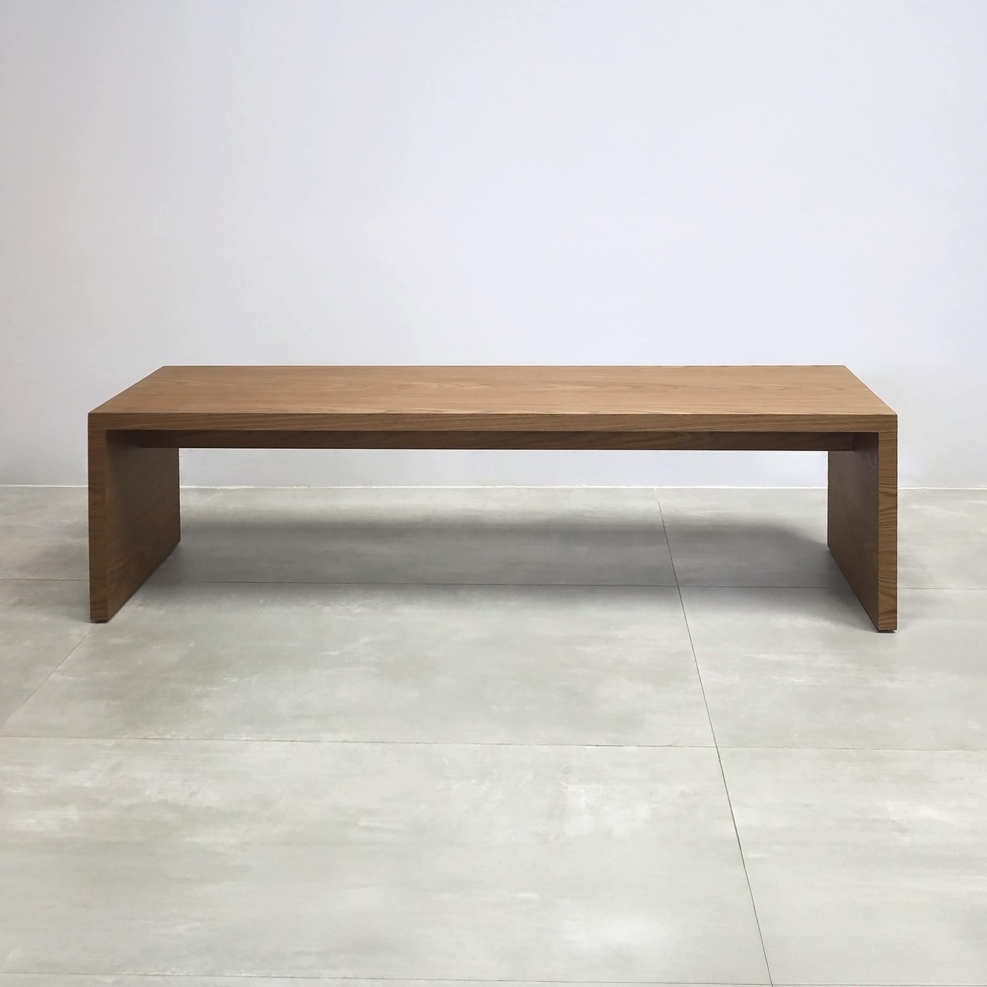 64-inch Astoria Bench with American Walnut Veneer finish.