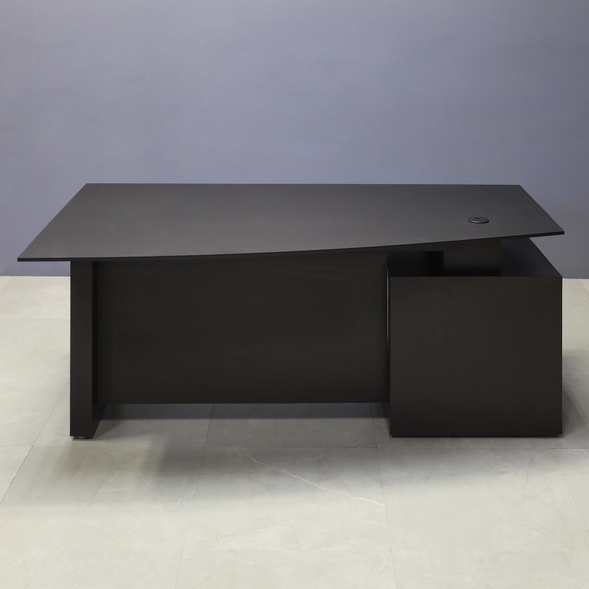 Avenue Curved Executive Desk With Engineered Surface Top