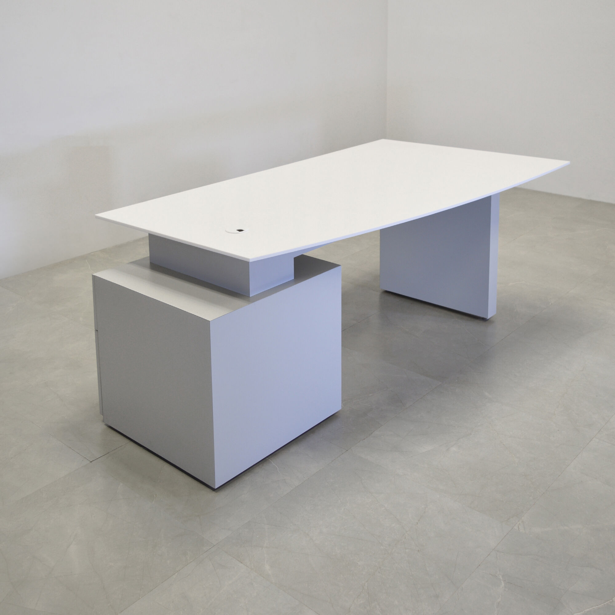 Avenue Curved Executive Desk With Engineered Surface Top