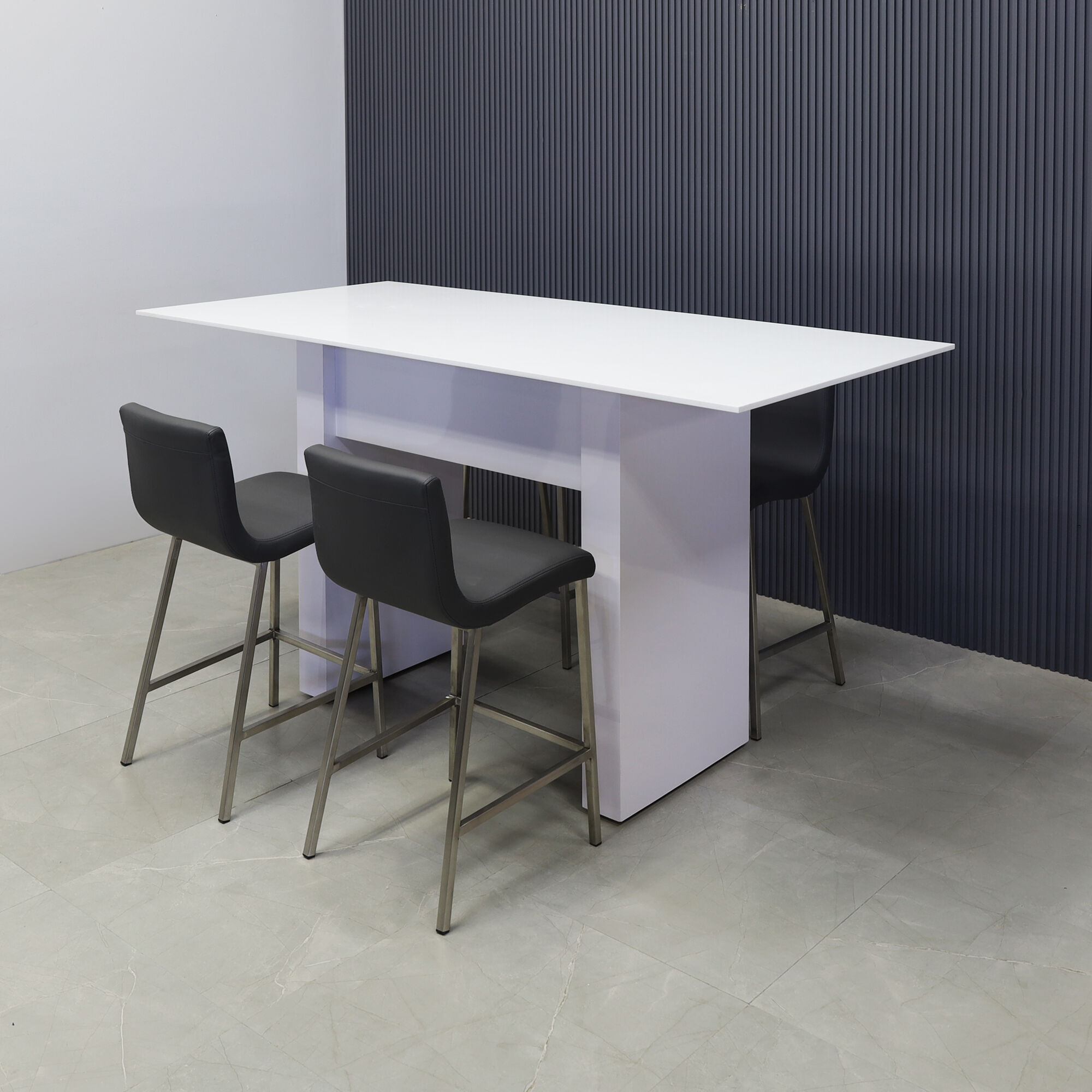 72-inch Windsor Engineered Surface Bar Table in 1/2