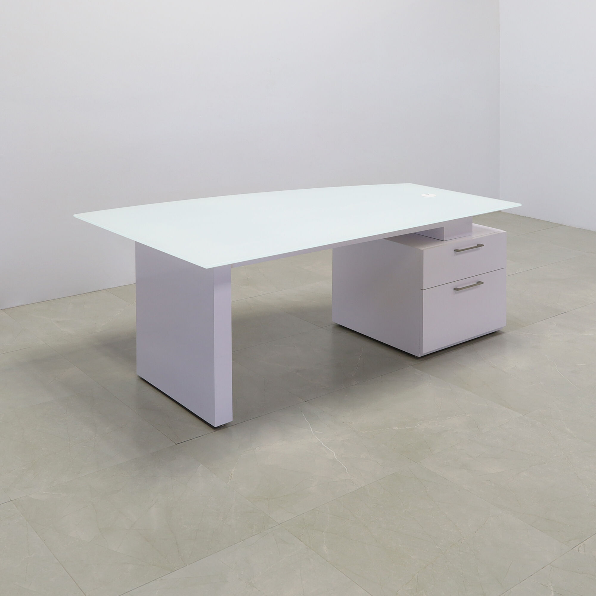 White gloss desk top hotsell
