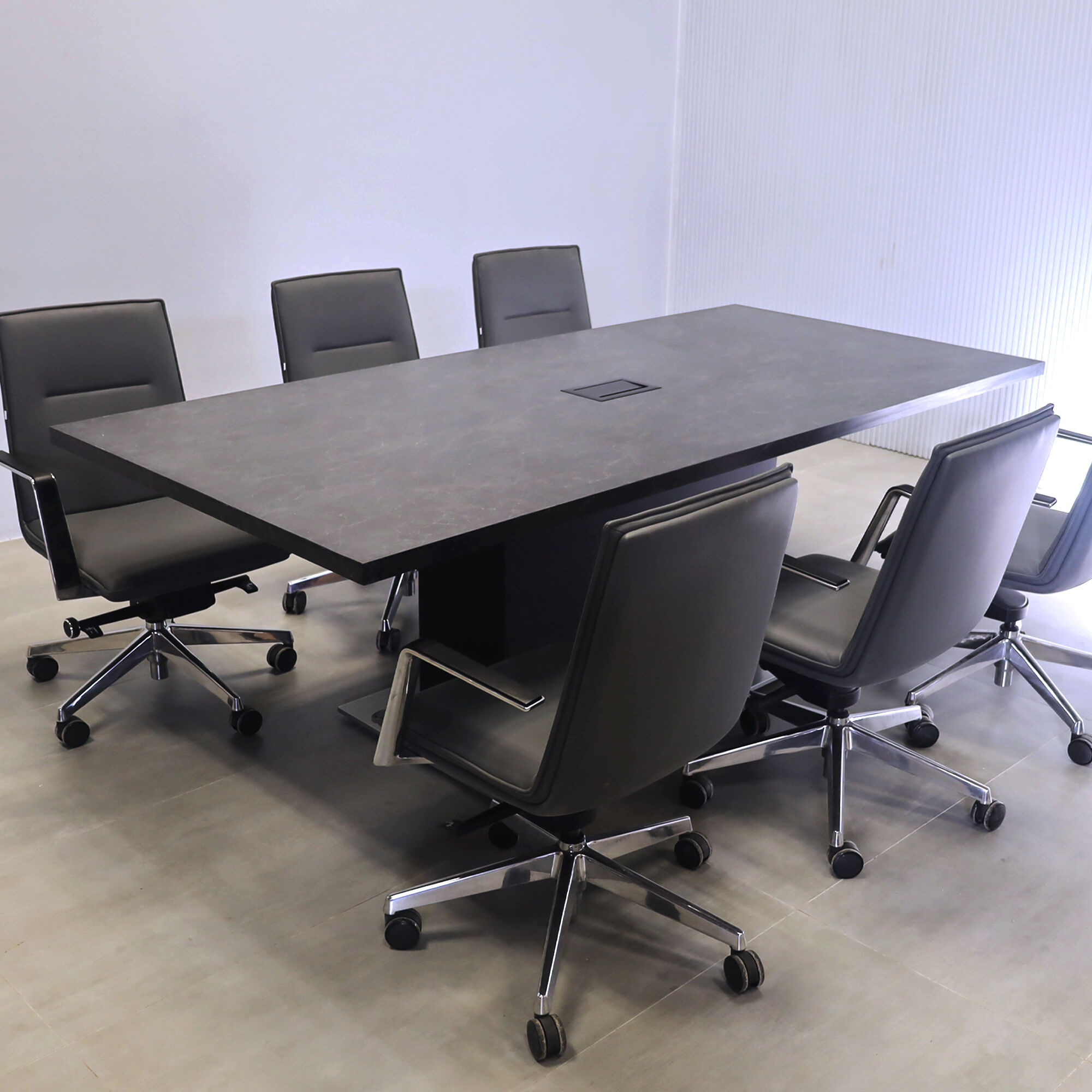 90-inch Aurora Rectangular Conference Table with 1 1/2
