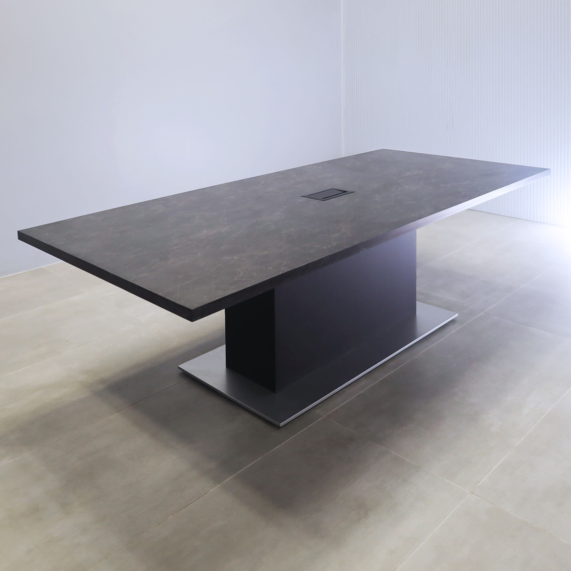 90-inch Aurora Rectangular Conference Table with 1 1/2