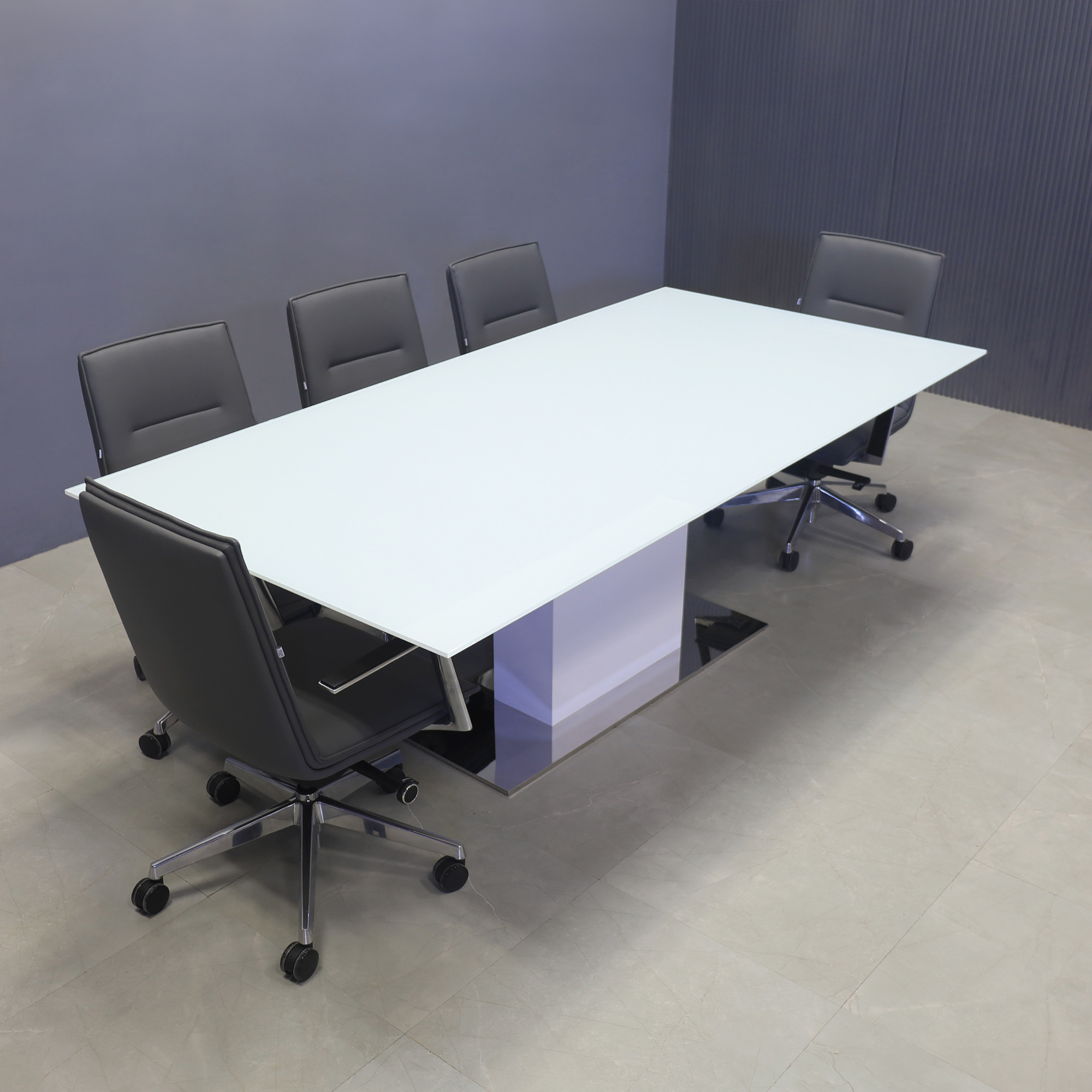 90-inch Omaha Rectangular Conference Table in 1/2