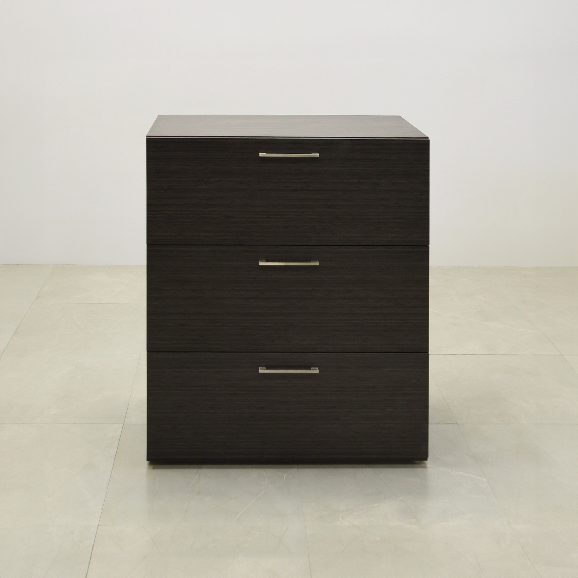 Naples Lateral File Cabinet in asian night (discontinued) laminate, shown here.