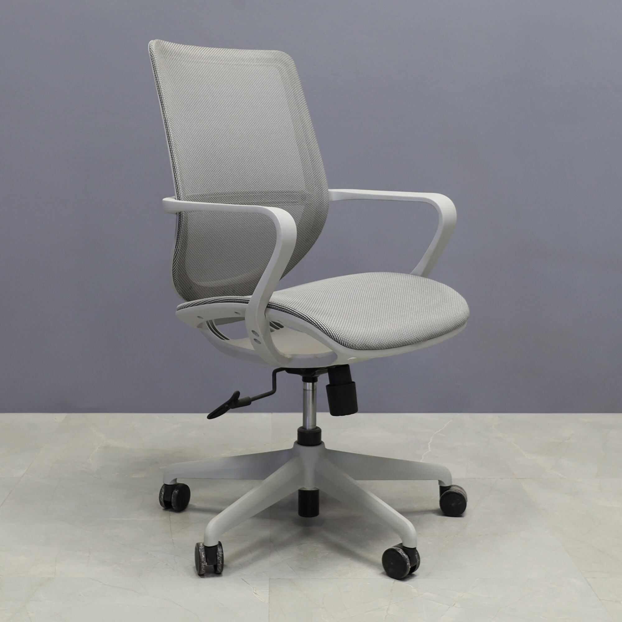 Megan Fabric High-Back Commercial Office Chair, shown here.
