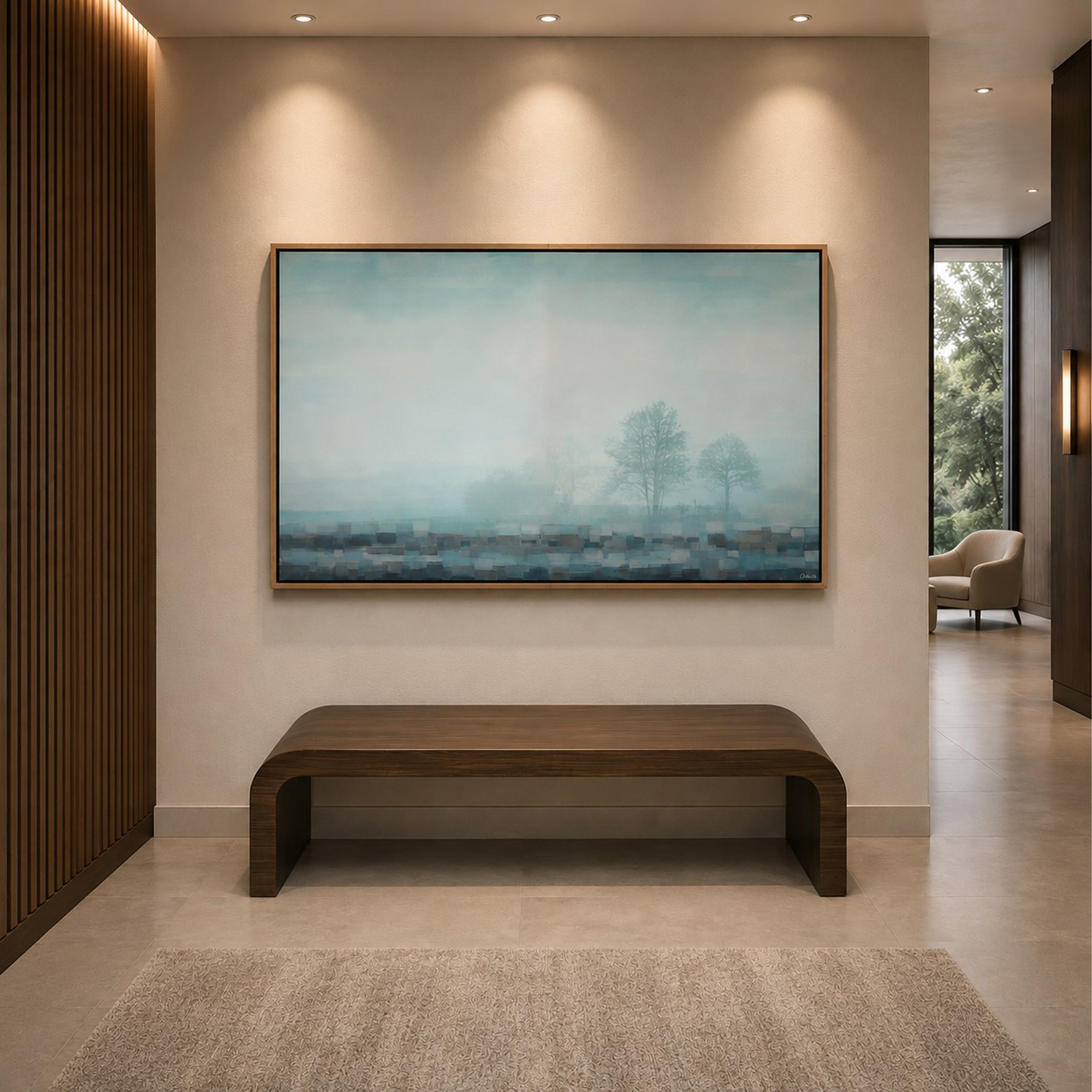 Milano Curved Custom Bench
