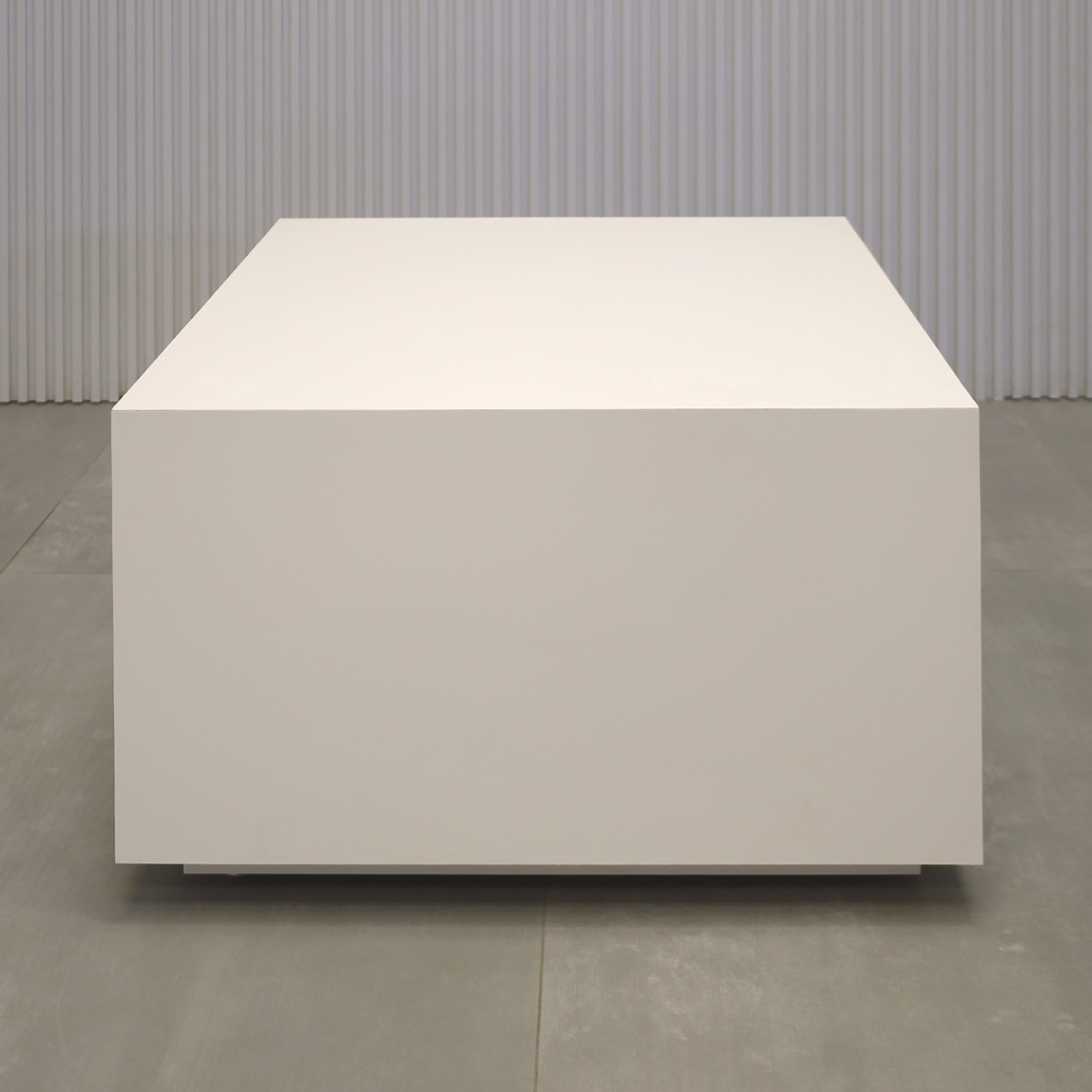 Norfolk Square Lobby Table with Dover Off-White Matte Laminate Table Finish  - 24"SQ. - Stock #57