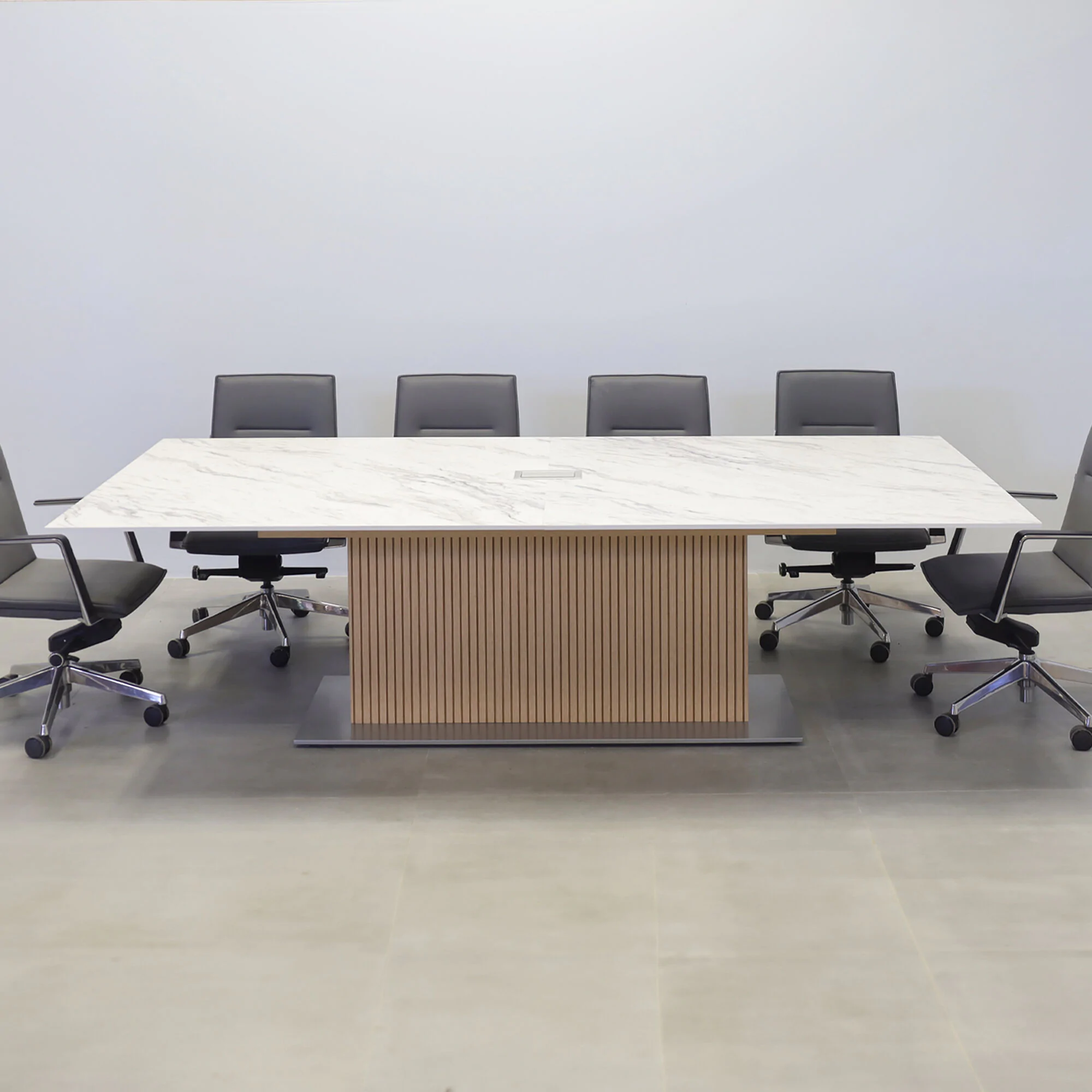 Aurora Rectangular Shape Conference Table with Engineered Surface