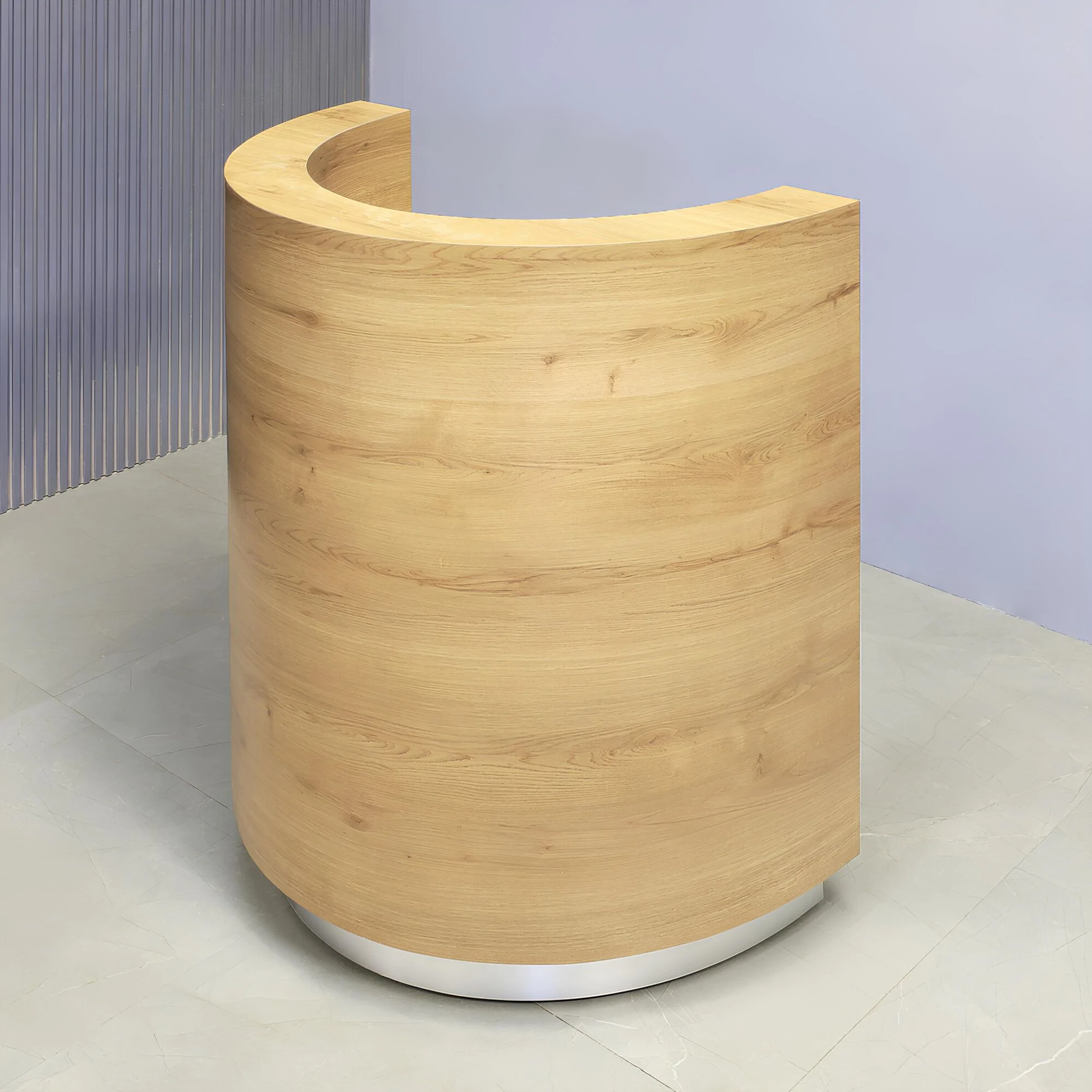 Lima Round Podium \u0026 Host Custom Desk, image size:2000x2000