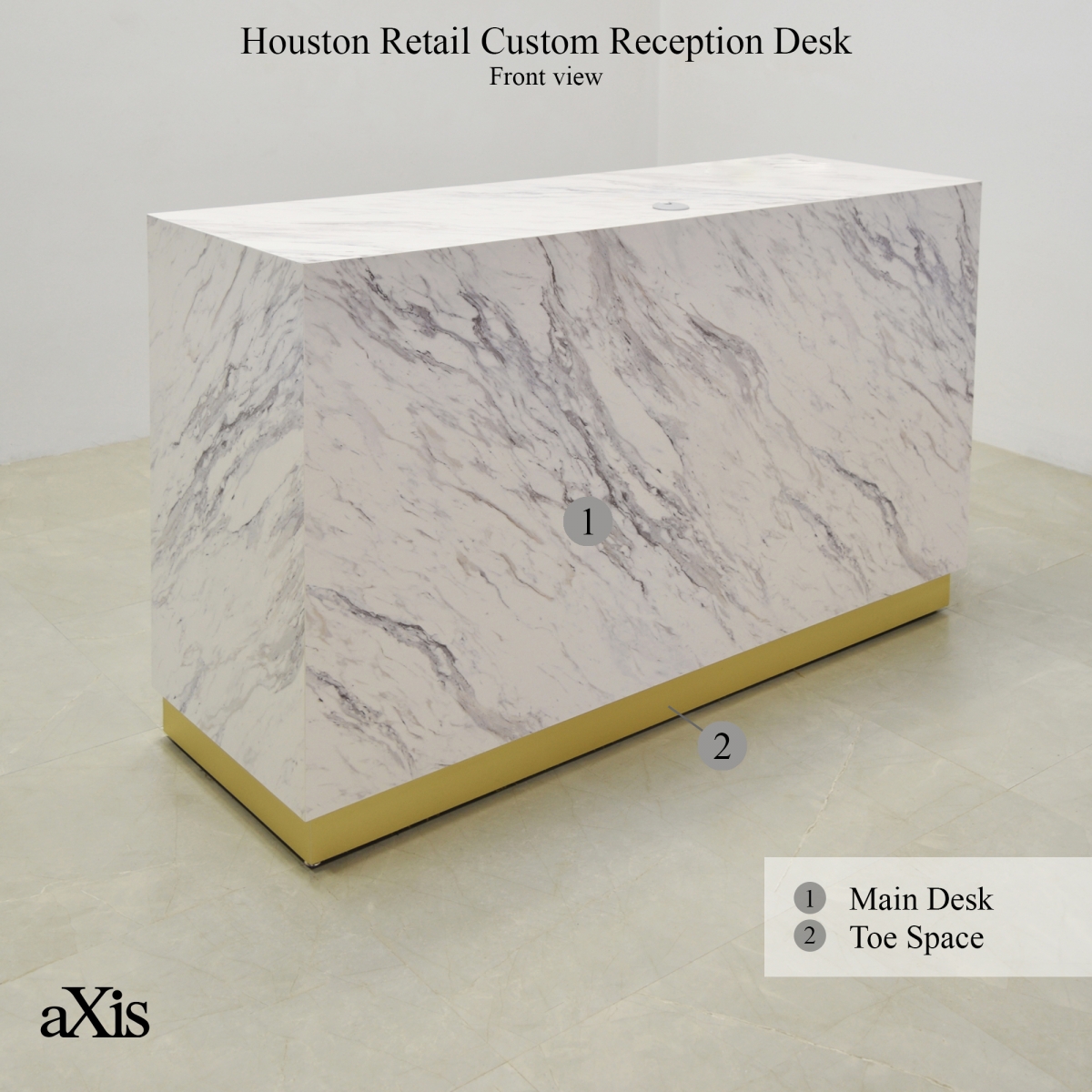 Houston Retail Custom Reception Desk