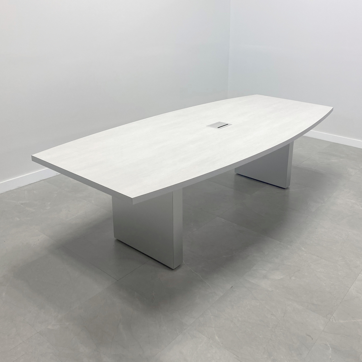 Axis Boat Shape Conference Table With Laminate Top