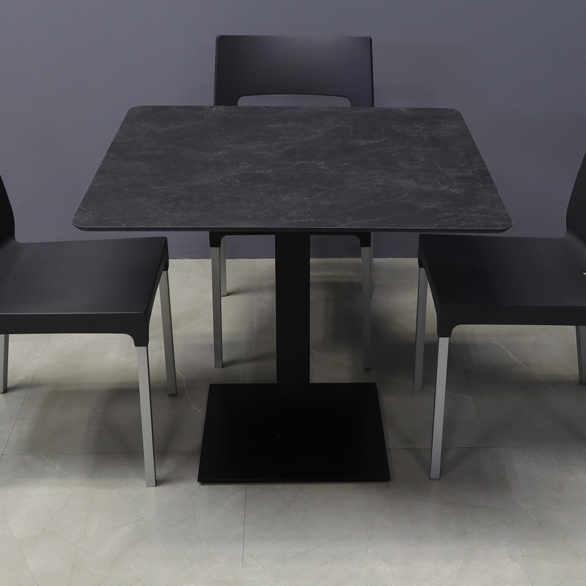California Rectangular/Square Engineered Stone Cafeteria Table