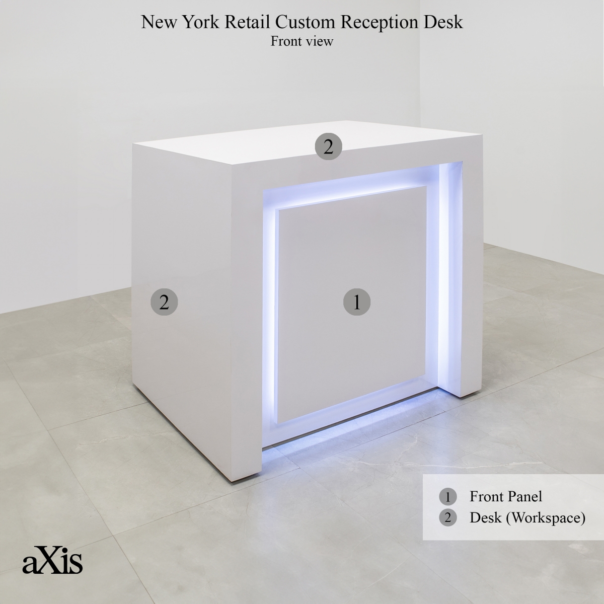 New York Retail Custom Reception Desk