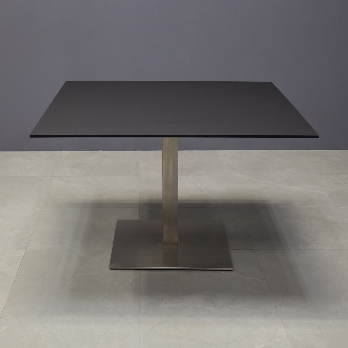 California Square Conference Table with Engineered Stone Top