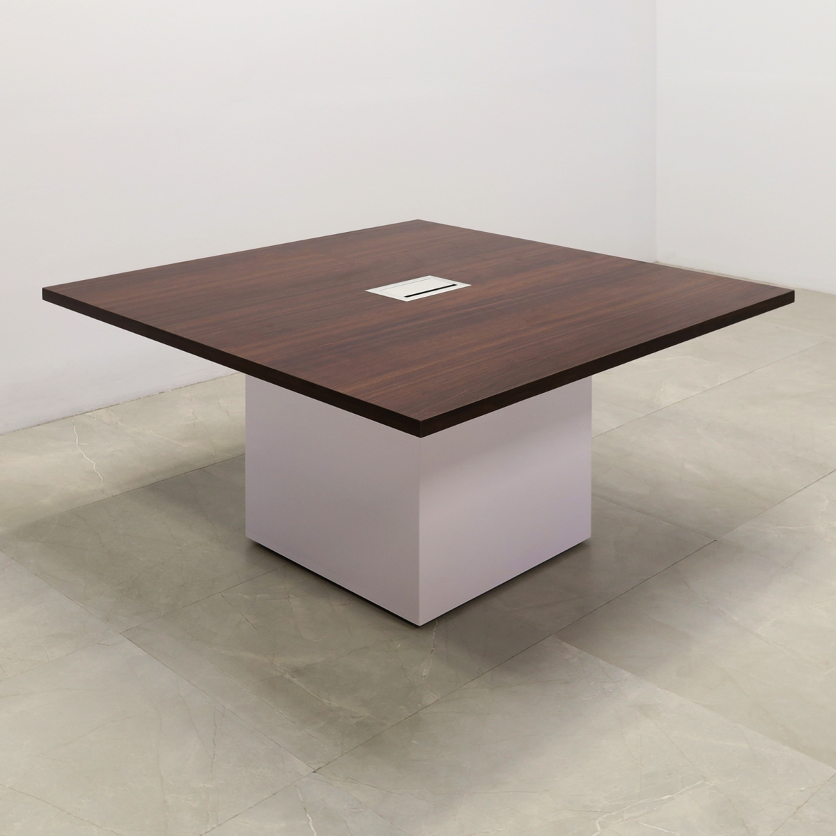 Newton Square Conference Table With Laminate Top