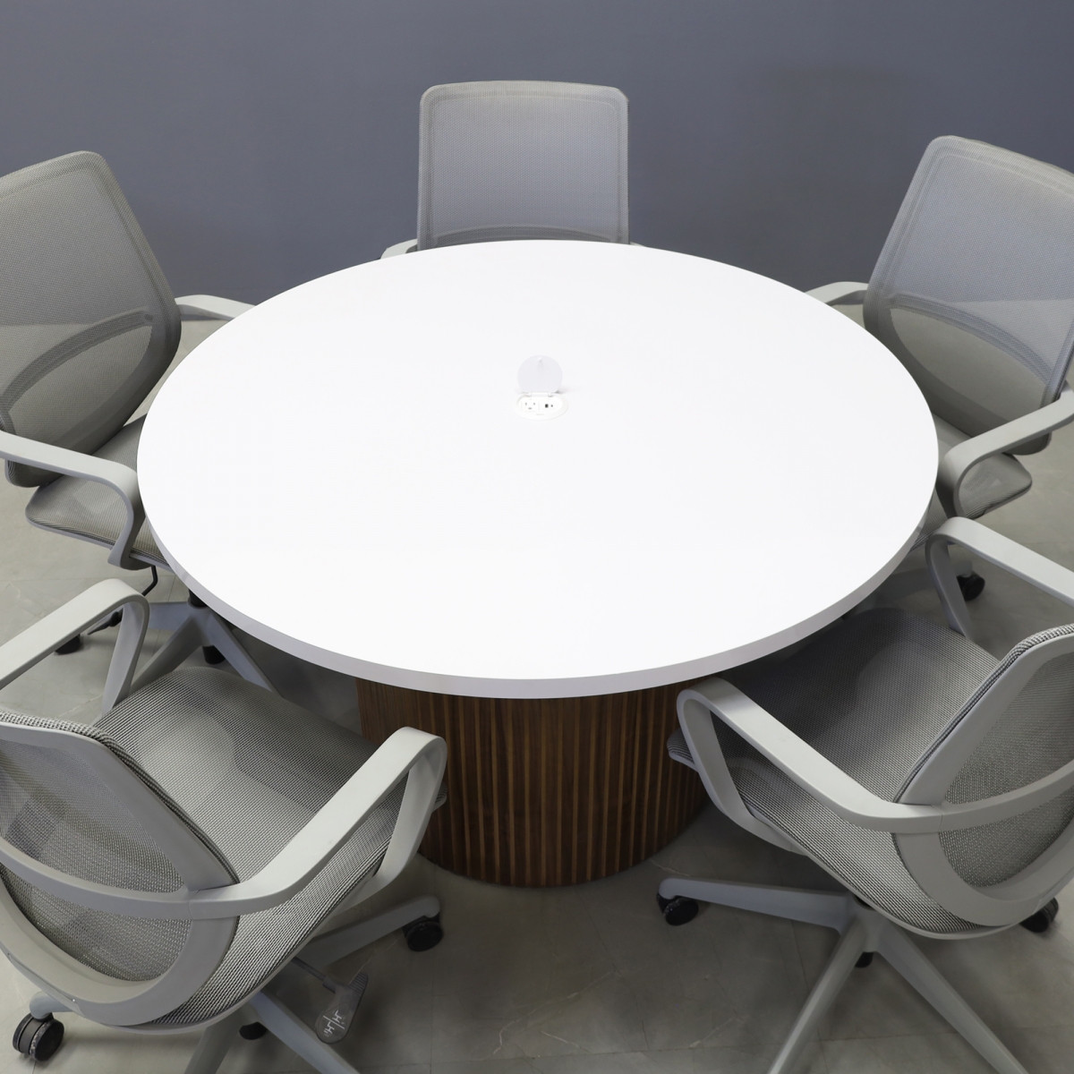 Newton Round Conference Table With Laminate Top
