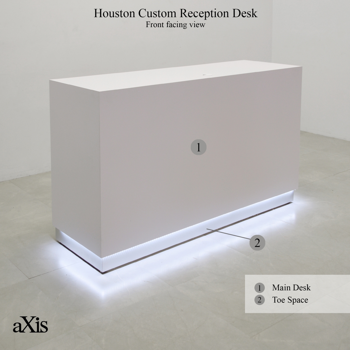 Houston Custom Reception Desk 