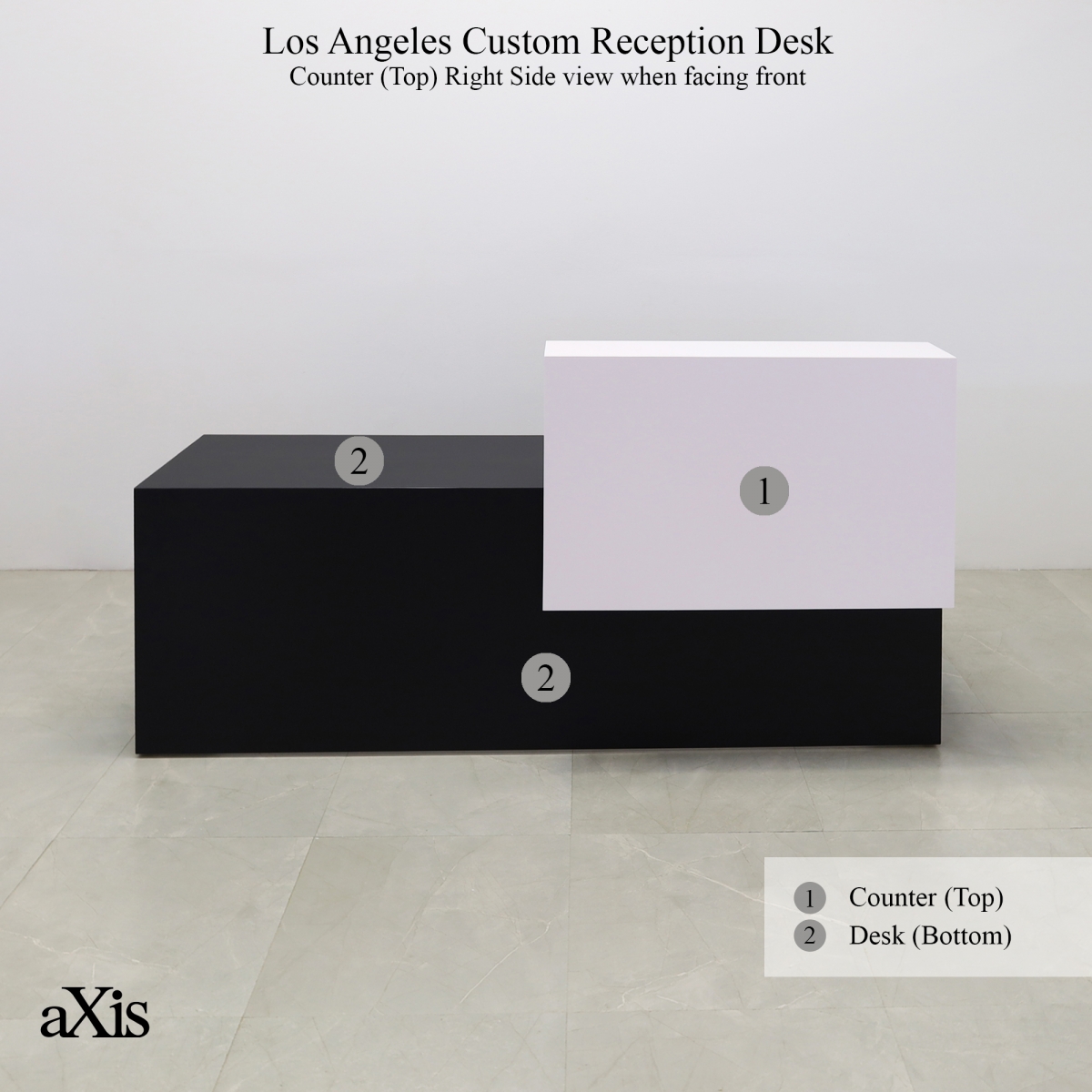 Los Angeles Custom Reception Desk 
