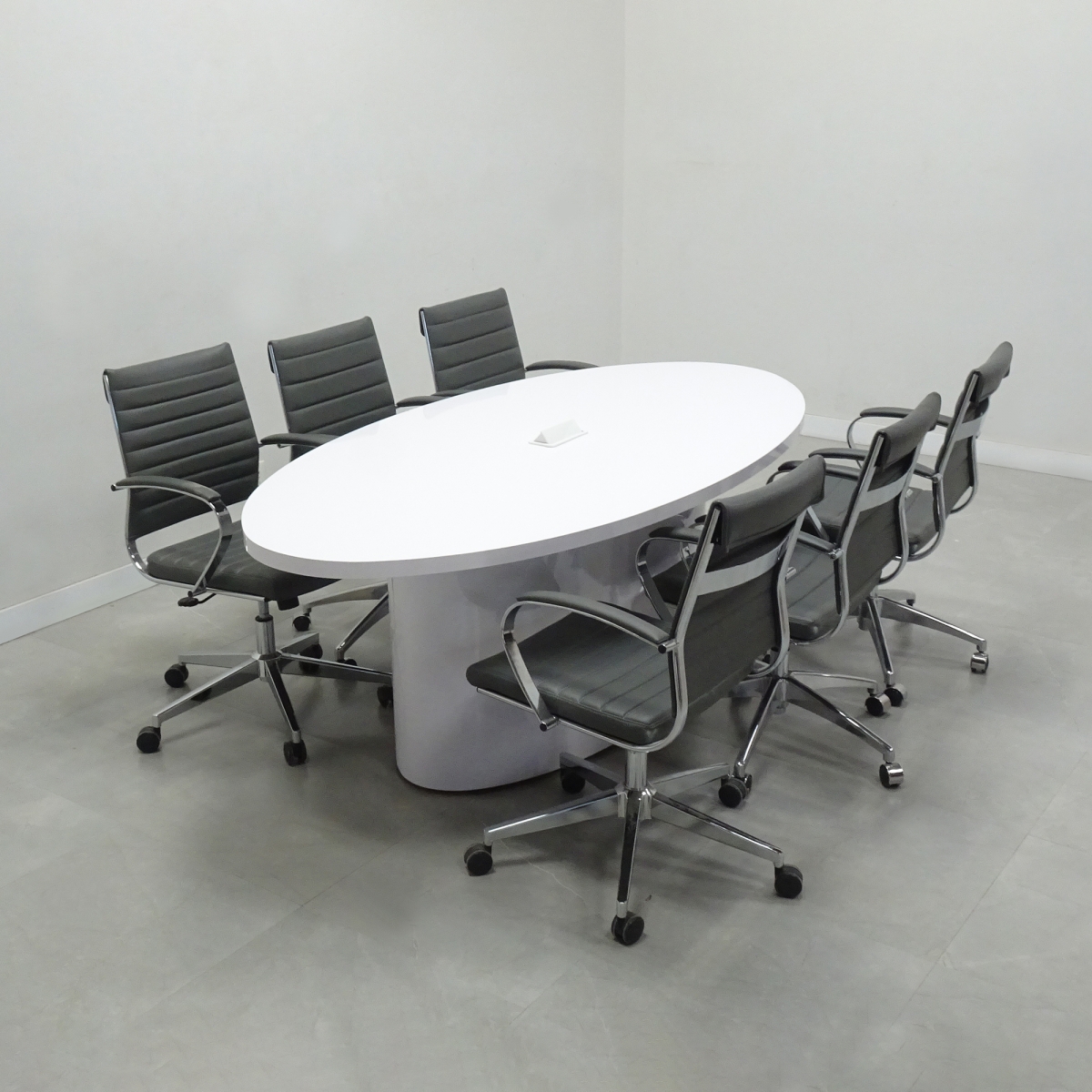 Axis Oval Conference Table With Laminate Top