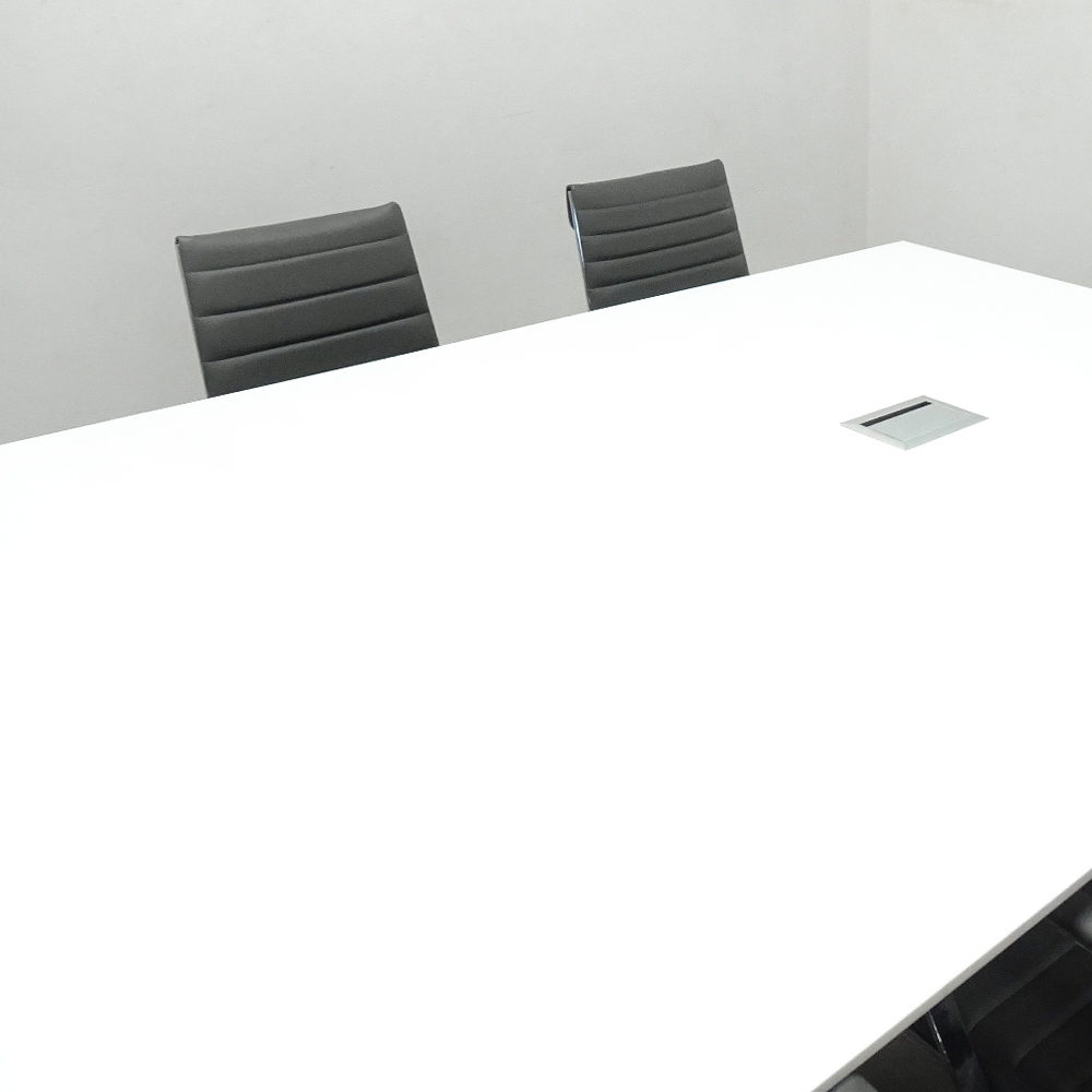 Axis Rectangular Conference Table With Stone Top