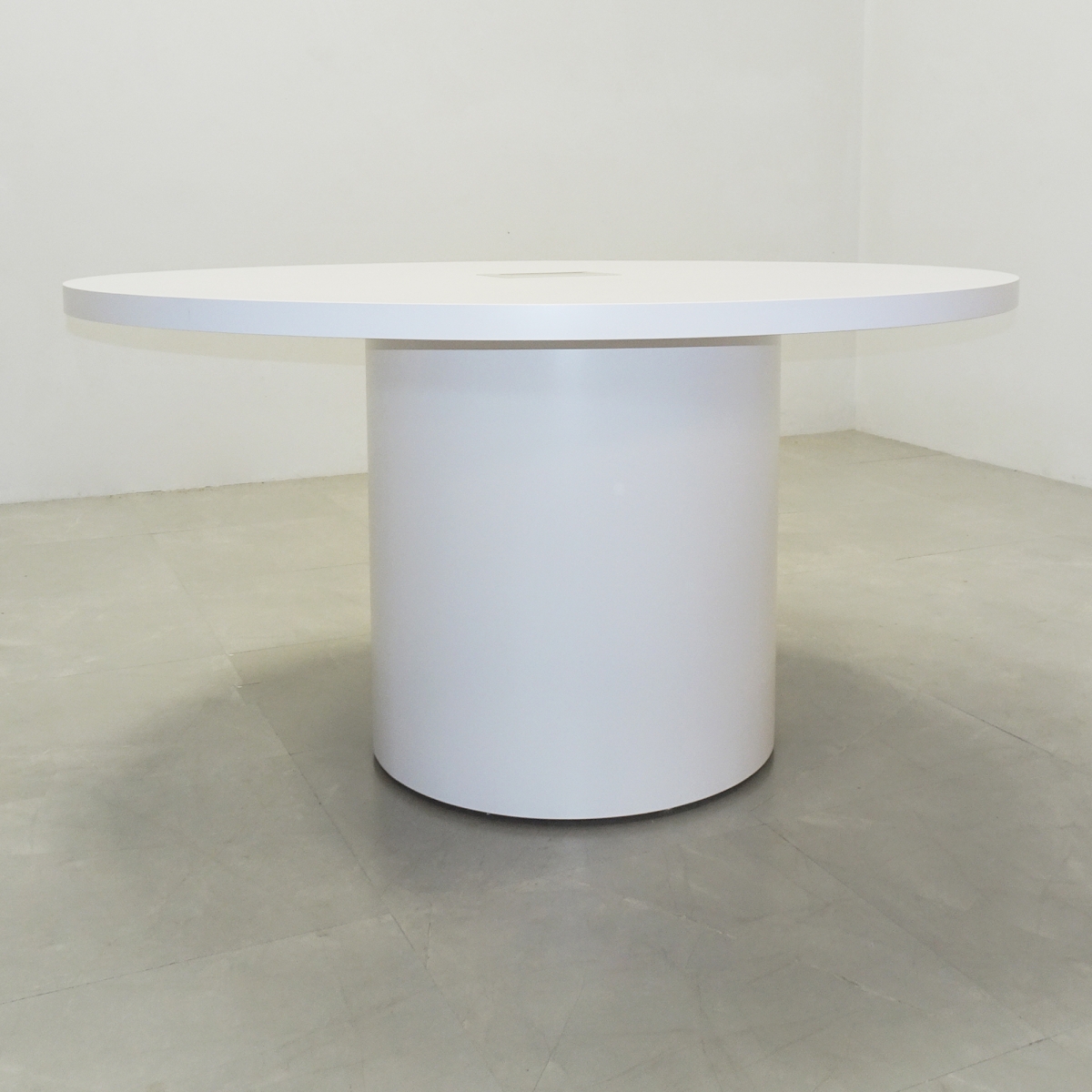 60 In. Axis Round Matte Meeting Table -Stock # 1001-D