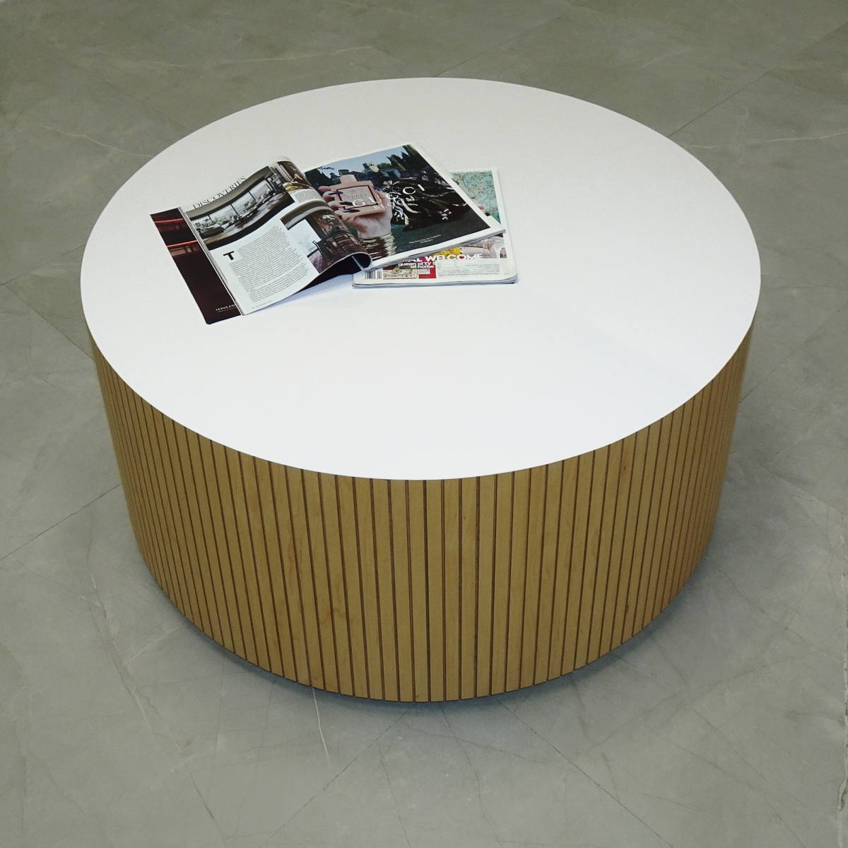 36 in. Axis Round Coffee Table - Stock # 1001-S