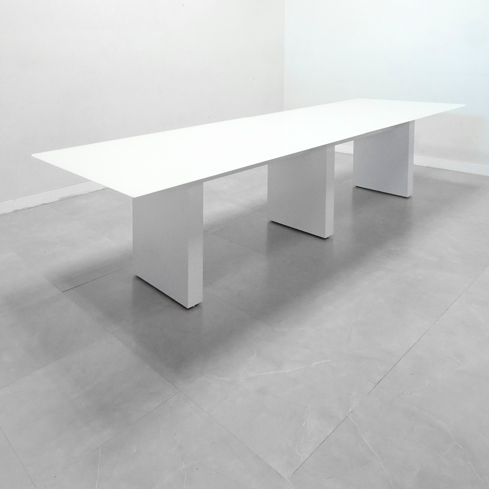 Axis Rectangular Conference Table With Stone Top