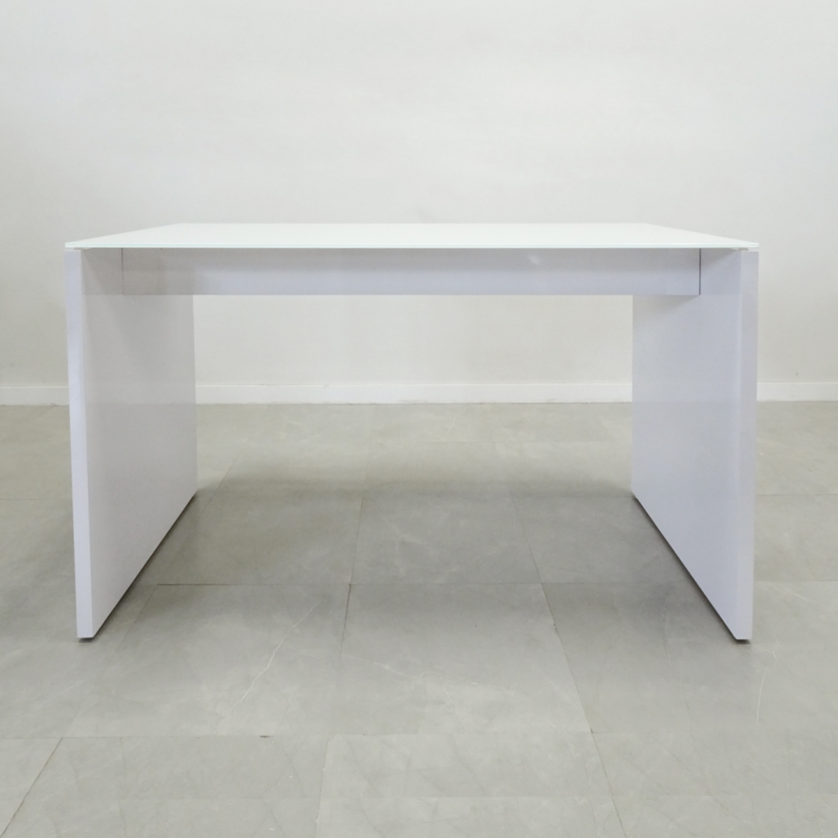 Axis Bar Table With Glass Top