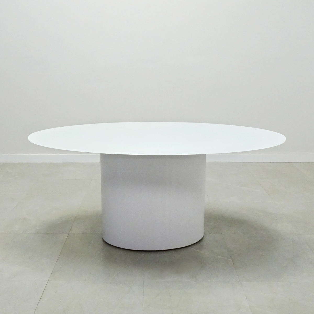 Axis Oval Conference Table With Glass Top