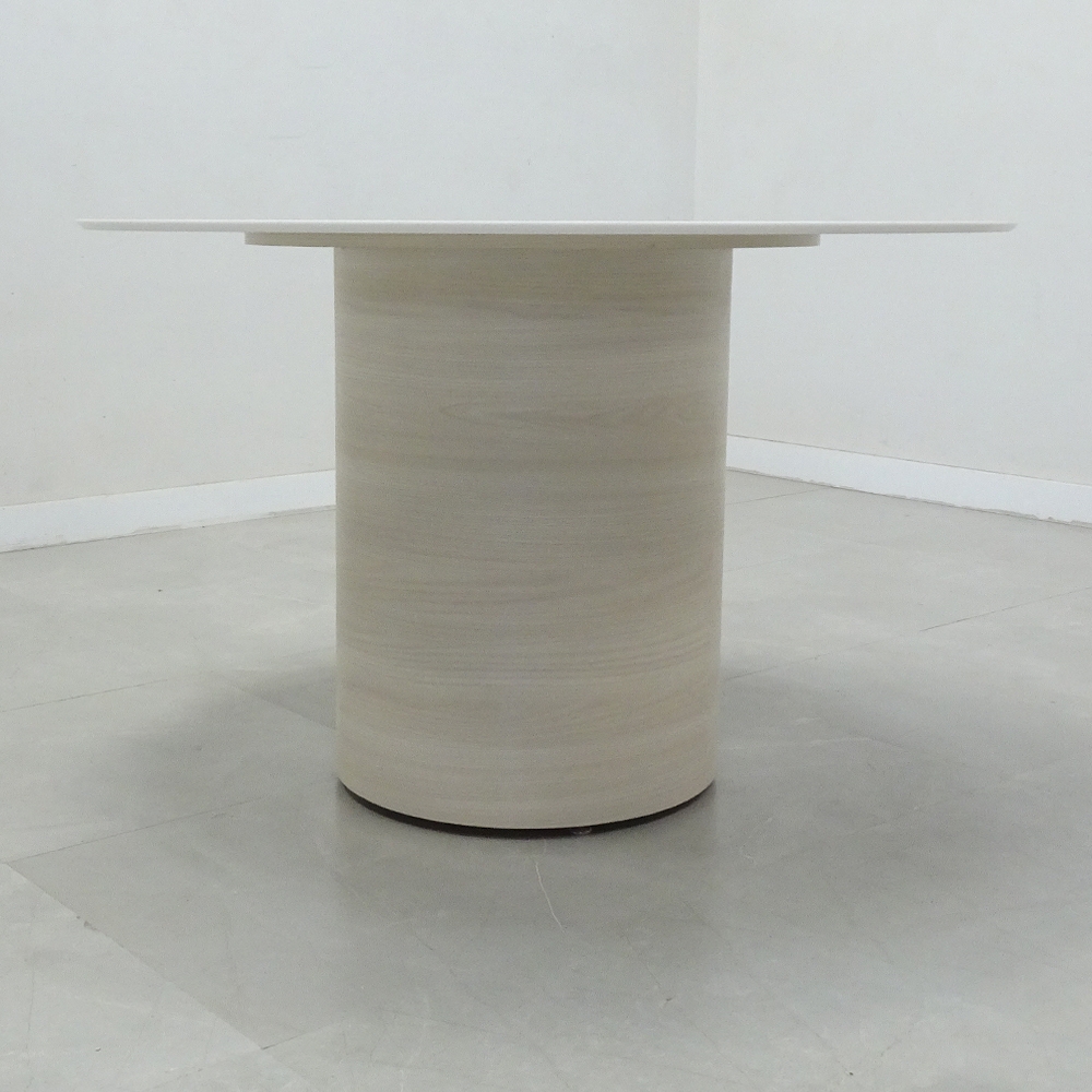 Axis Round Meeting Table With Stone Top