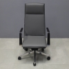 Della High Back Executive Chairs in gray upholstery, shown here.