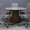 48 inches Omaha Round Conference Table, with 1/2